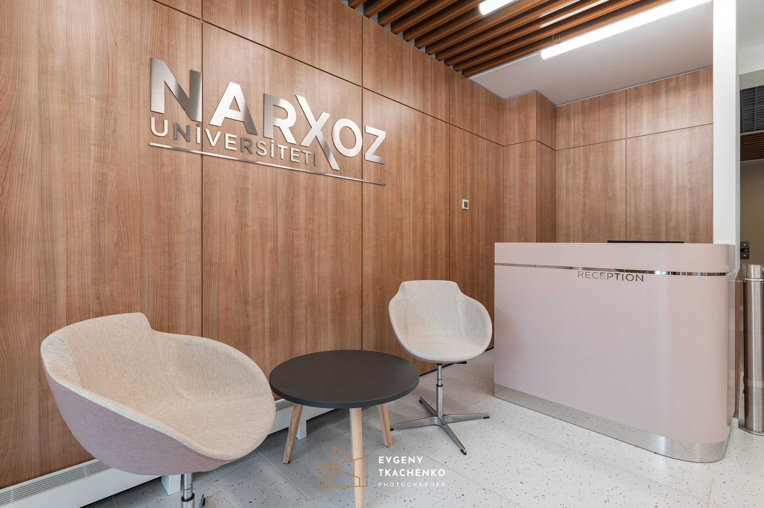 Общежитие университета NarXoz в Алматы. Архитектурный и интерьерный фотограф в Казахстане