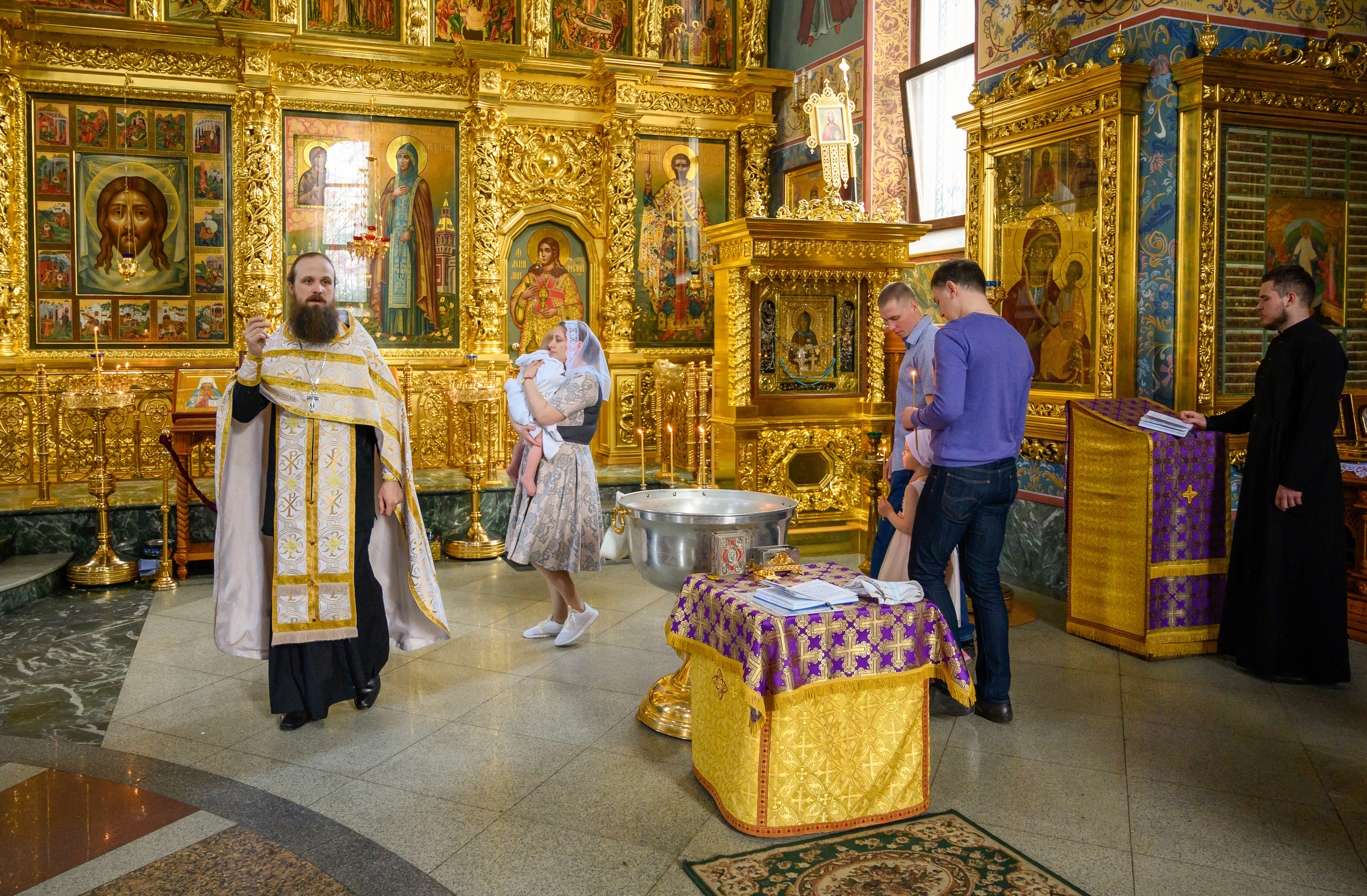 Крещение Алисы. Свадебный и семейный Фотограф в Москве Александр Березин