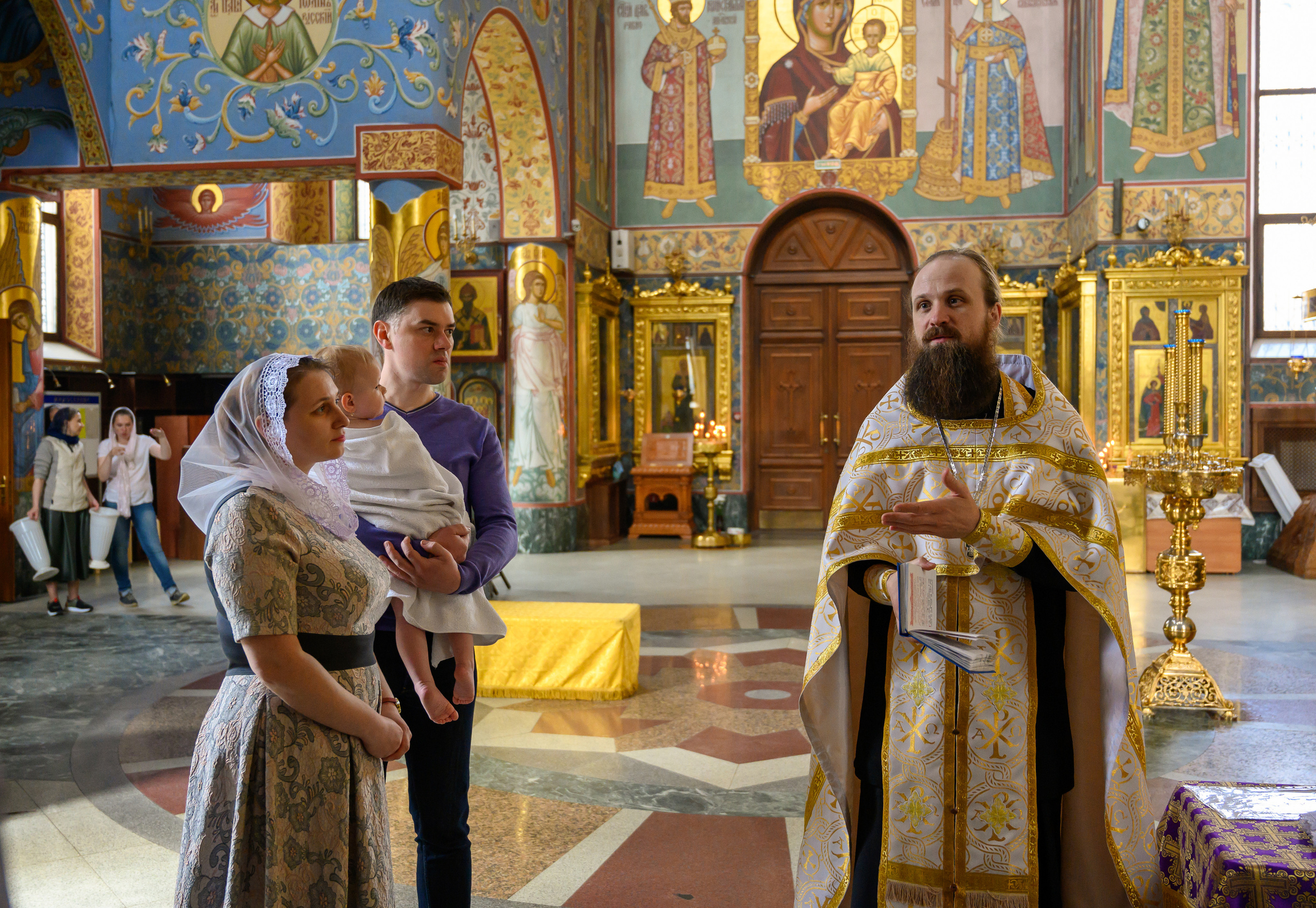 Крещение Алисы. Свадебный и семейный Фотограф в Москве Александр Березин