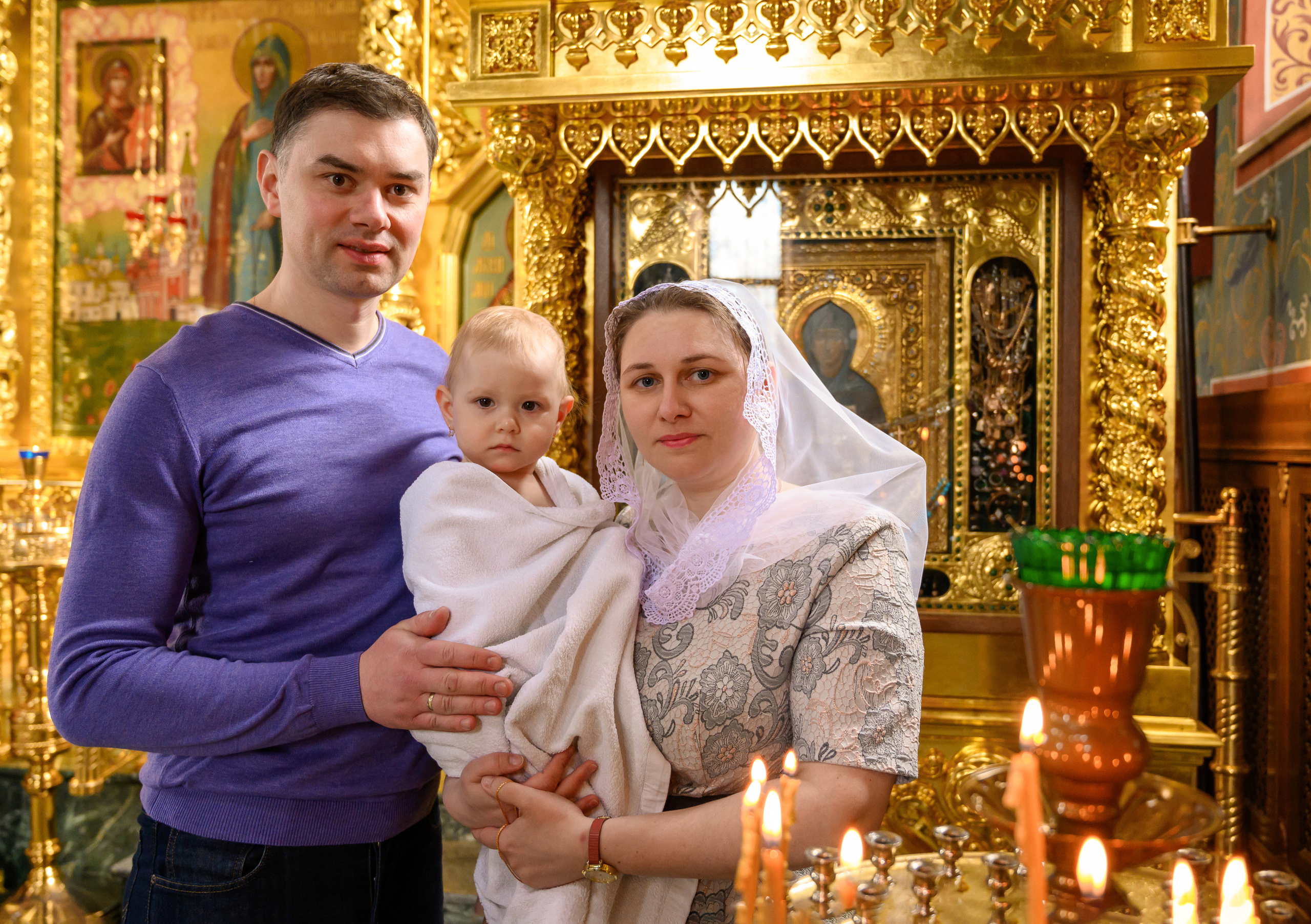 Крещение Алисы. Свадебный и семейный Фотограф в Москве Александр Березин