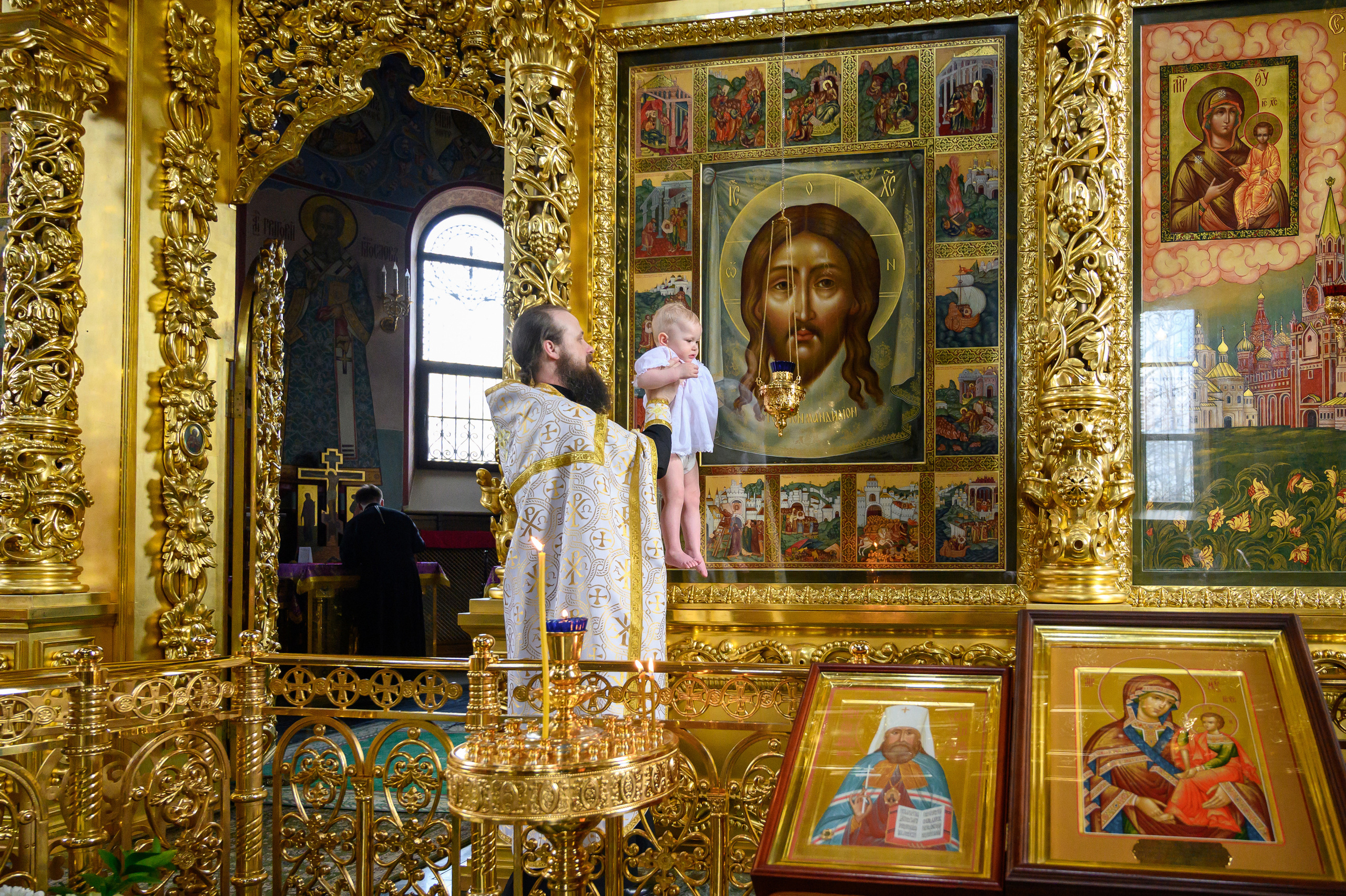 Крещение Алисы. Свадебный и семейный Фотограф в Москве Александр Березин