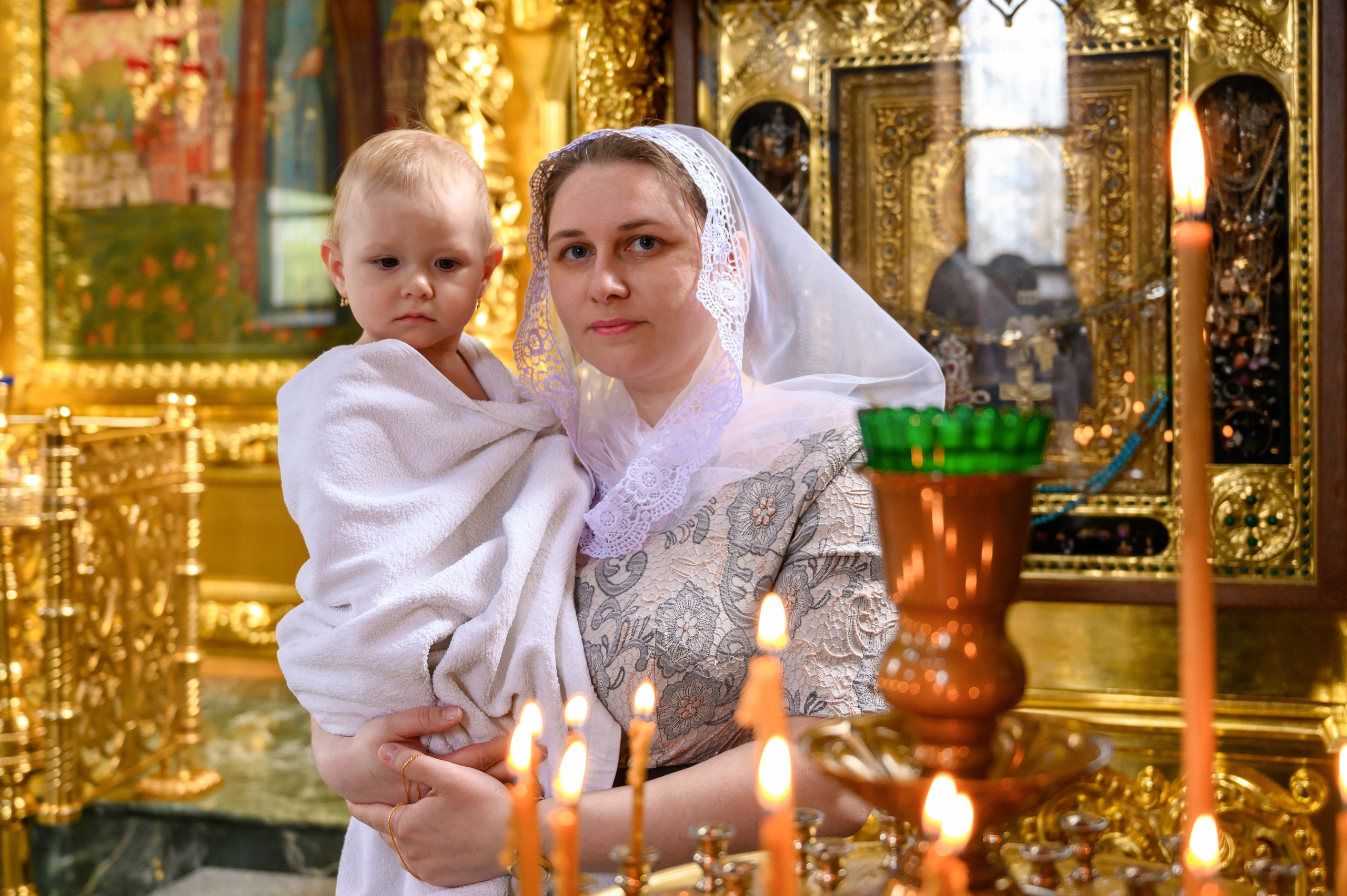 Крещение Алисы. Свадебный и семейный Фотограф в Москве Александр Березин