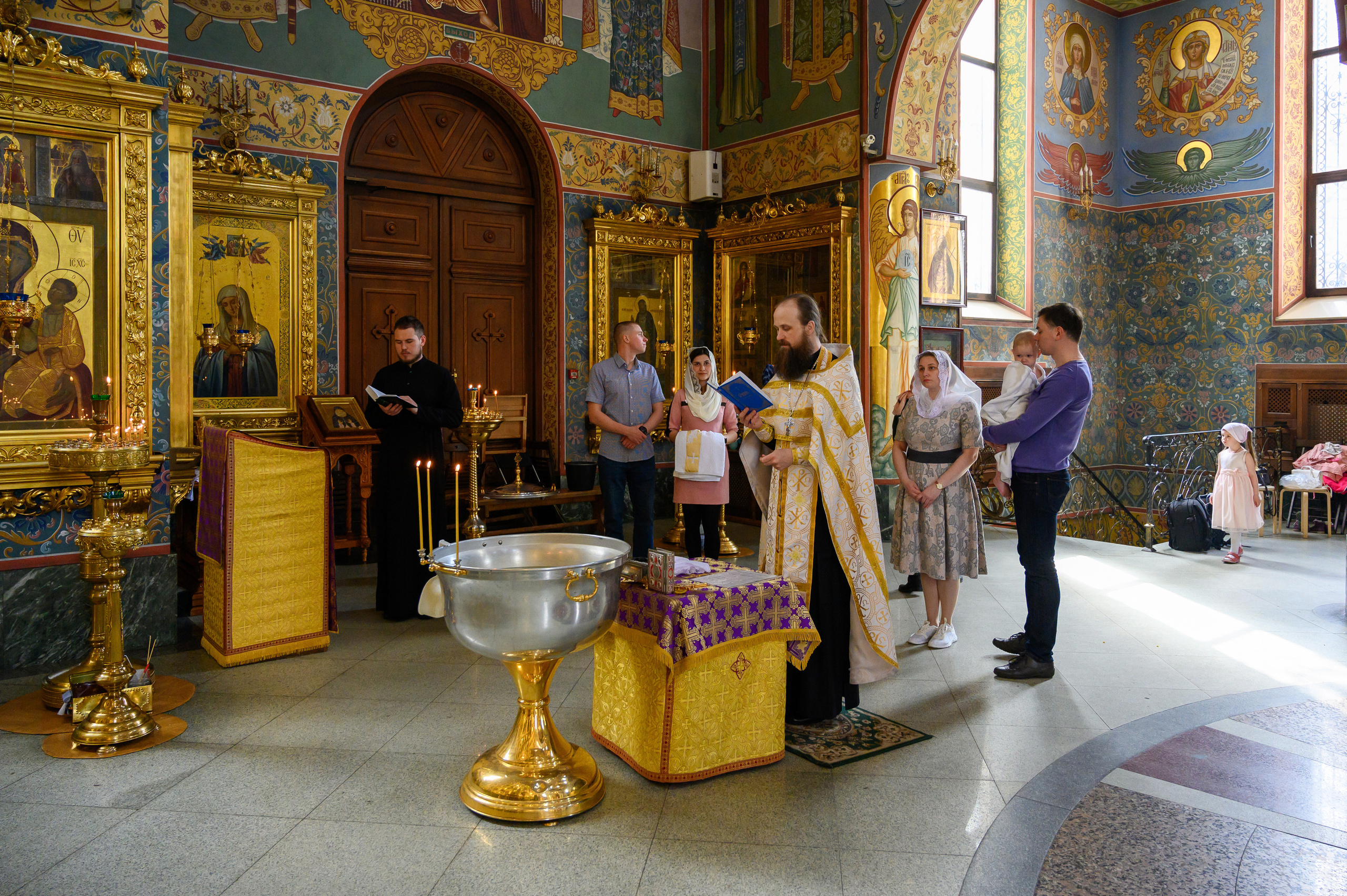 Крещение Алисы. Свадебный и семейный Фотограф в Москве Александр Березин