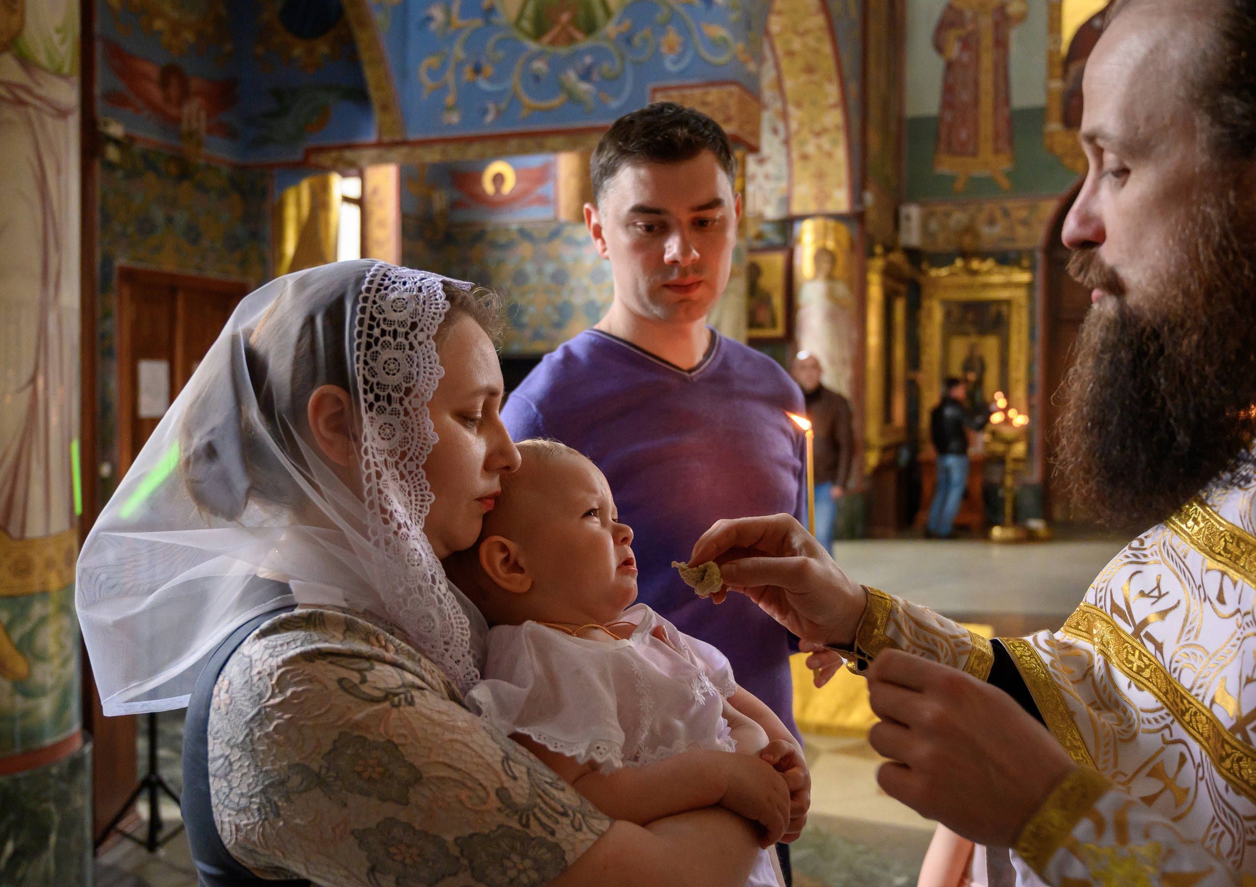 Крещение Алисы. Свадебный и семейный Фотограф в Москве Александр Березин