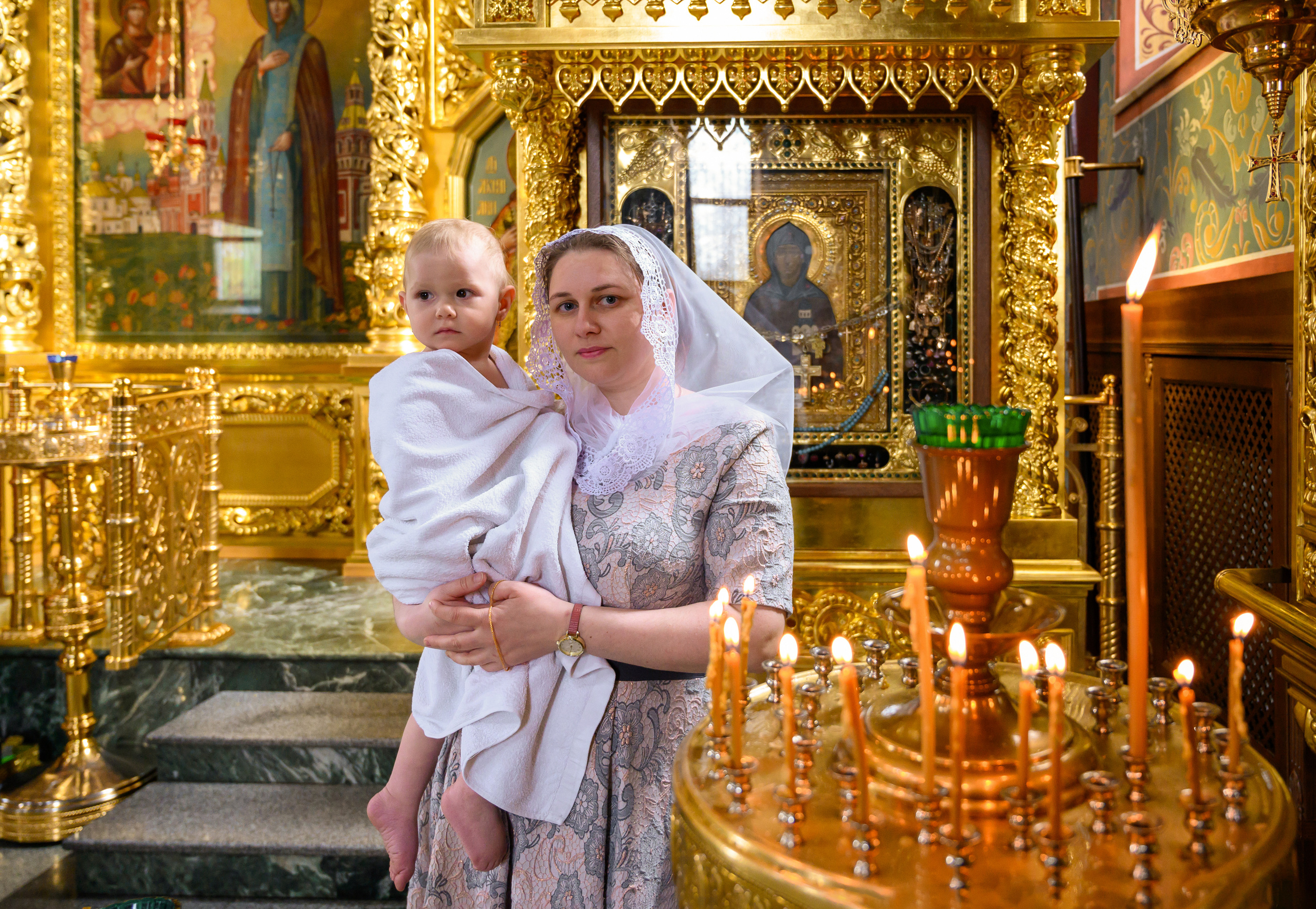 Крещение Алисы. Свадебный и семейный Фотограф в Москве Александр Березин