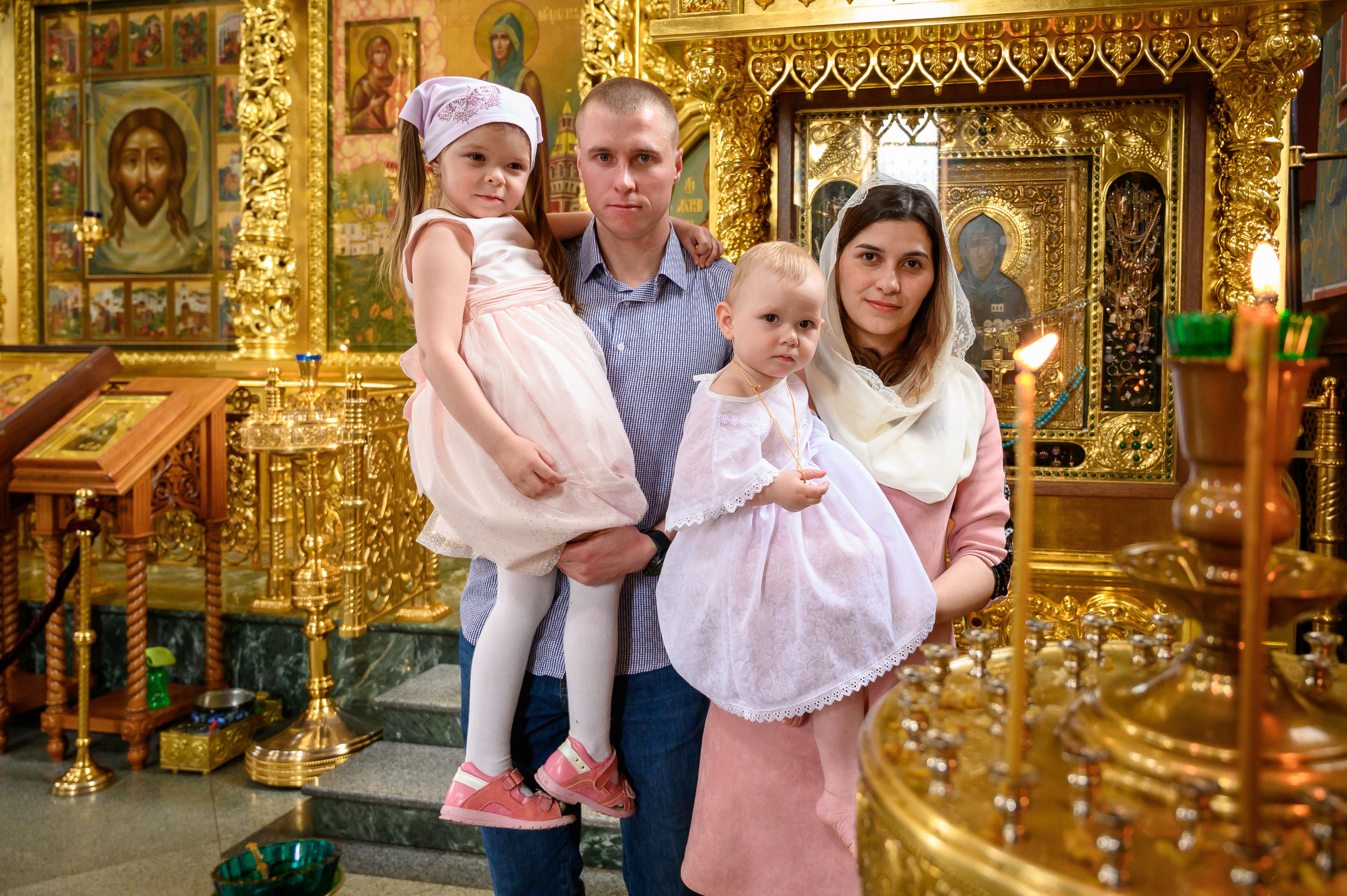 Крещение Алисы. Свадебный и семейный Фотограф в Москве Александр Березин