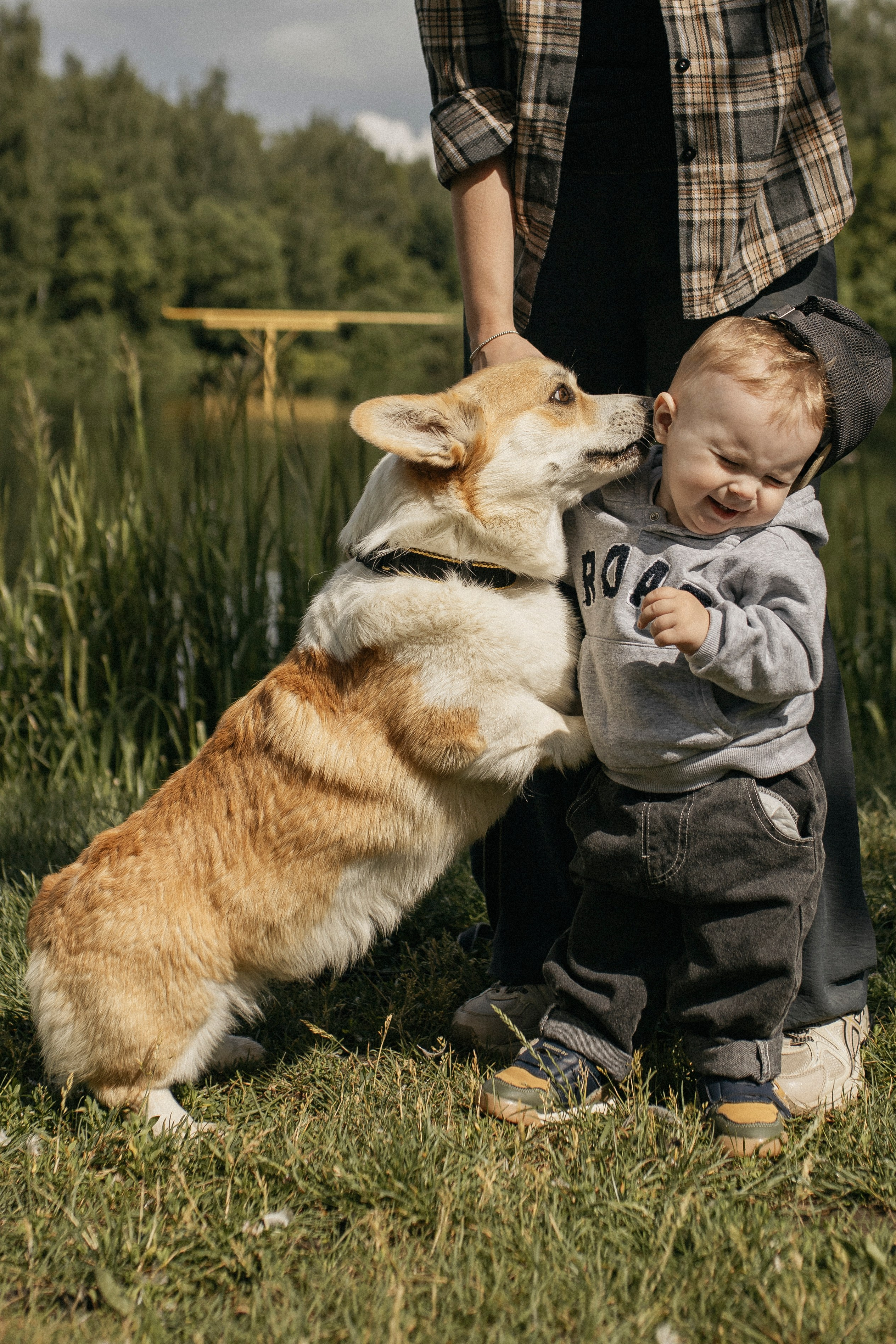 Прогулка с корги. Семейный и детский фотограф в Рязани Васюгова Мария