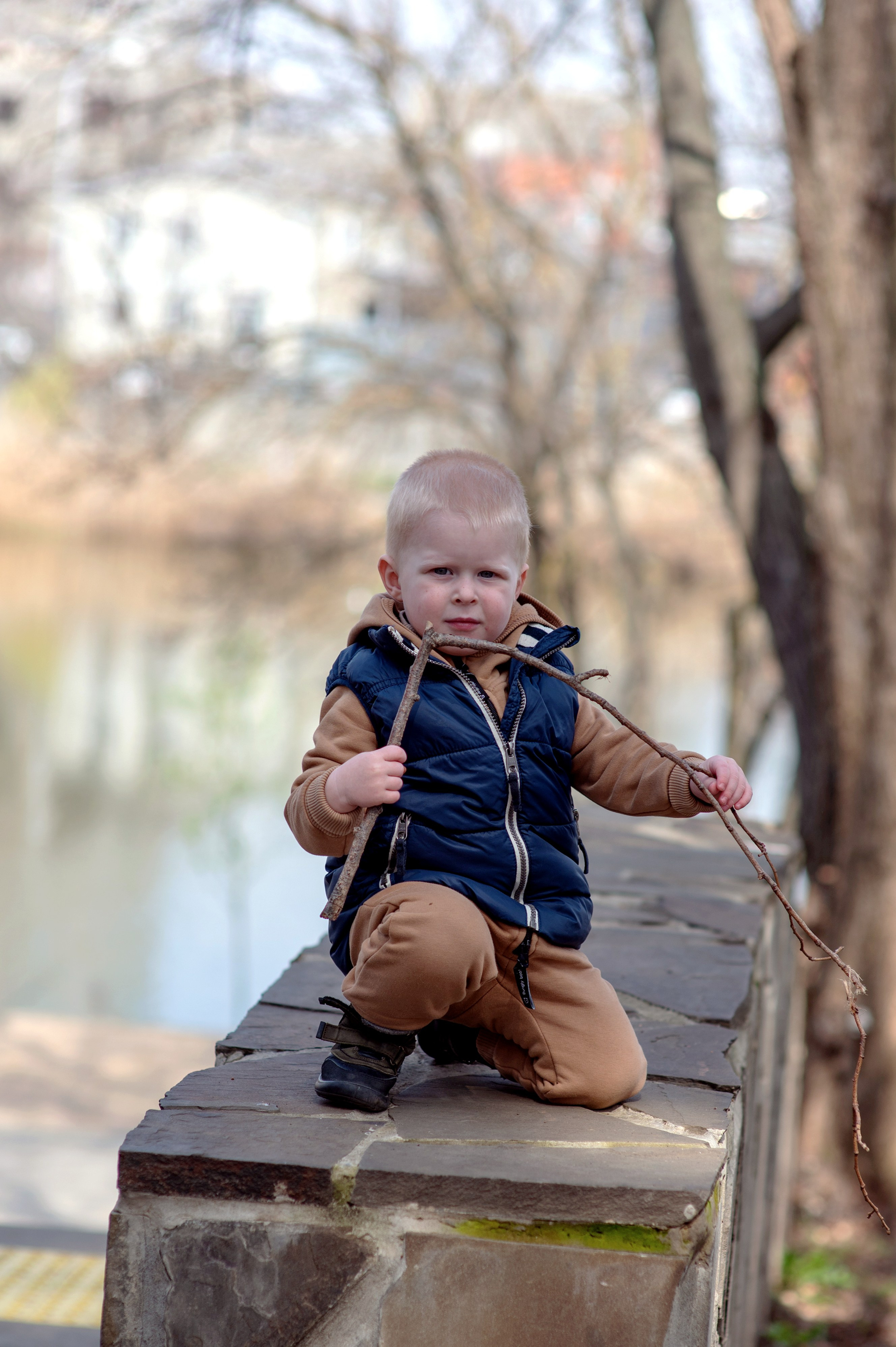 Анна и Максимка прогулка на Карасунской. Семейный и детский фотограф в Краснодаре Ольга Осинцева