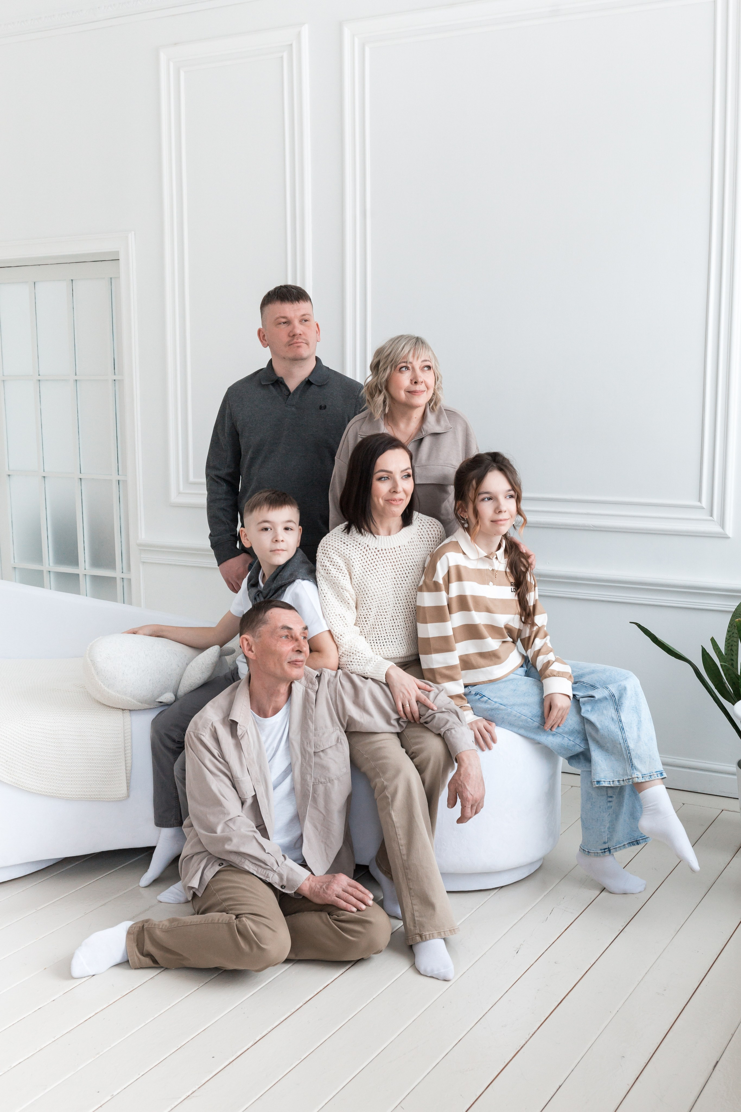 Семейная студийная съемка. Семейный и детский фотограф в Перми Ксения Масленникова