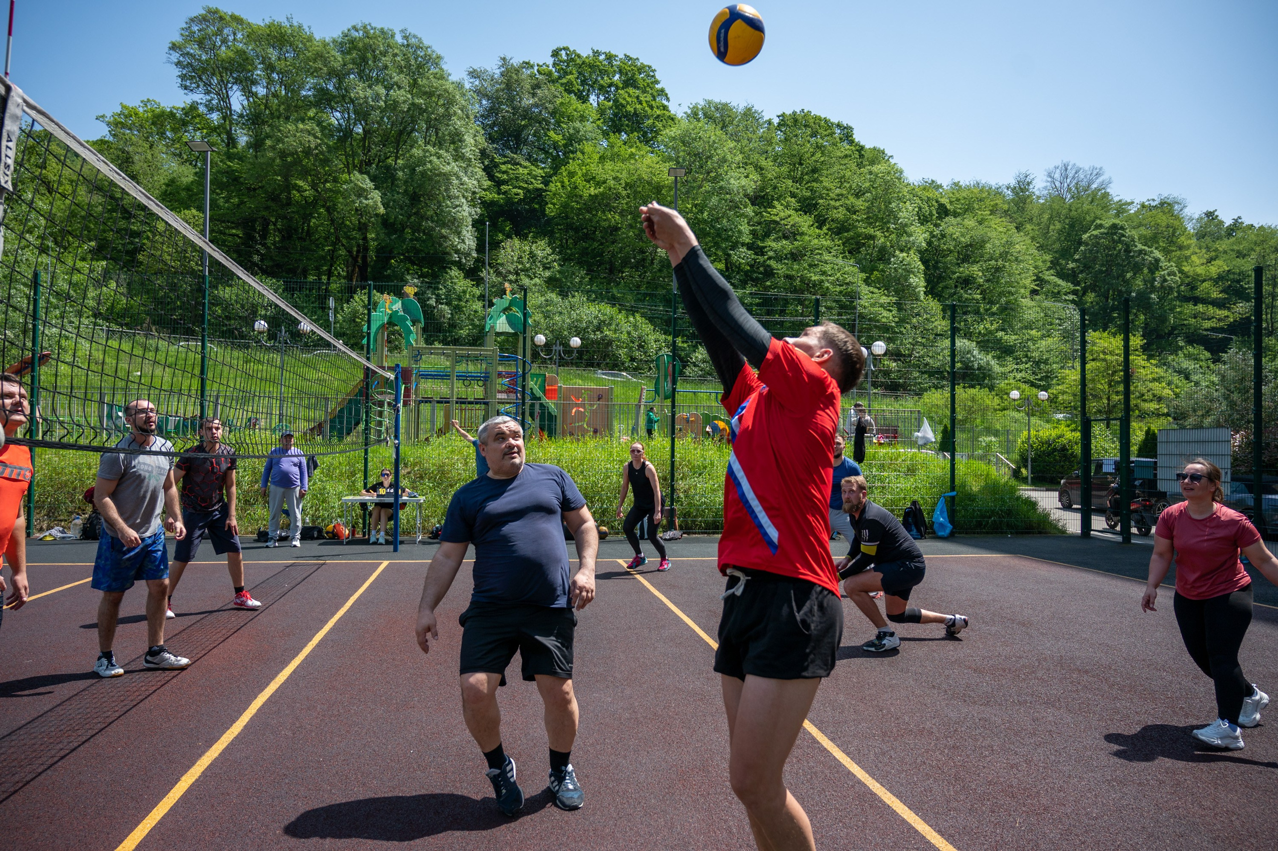 Турнир по Волейболу. Фотографирую счастливых людей в Сочи