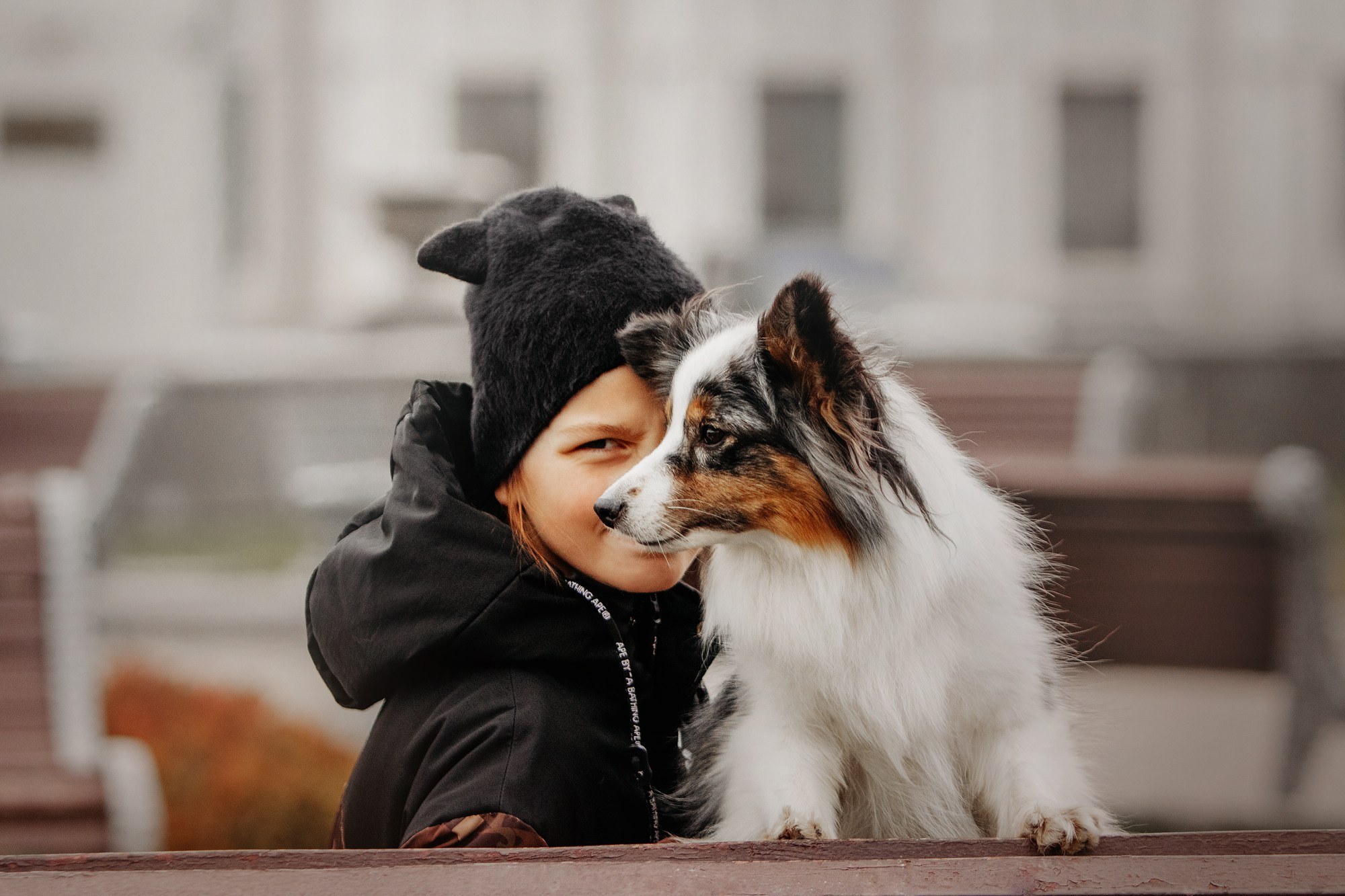 Марина и Кутька. Фотограф Наталья Потапова
