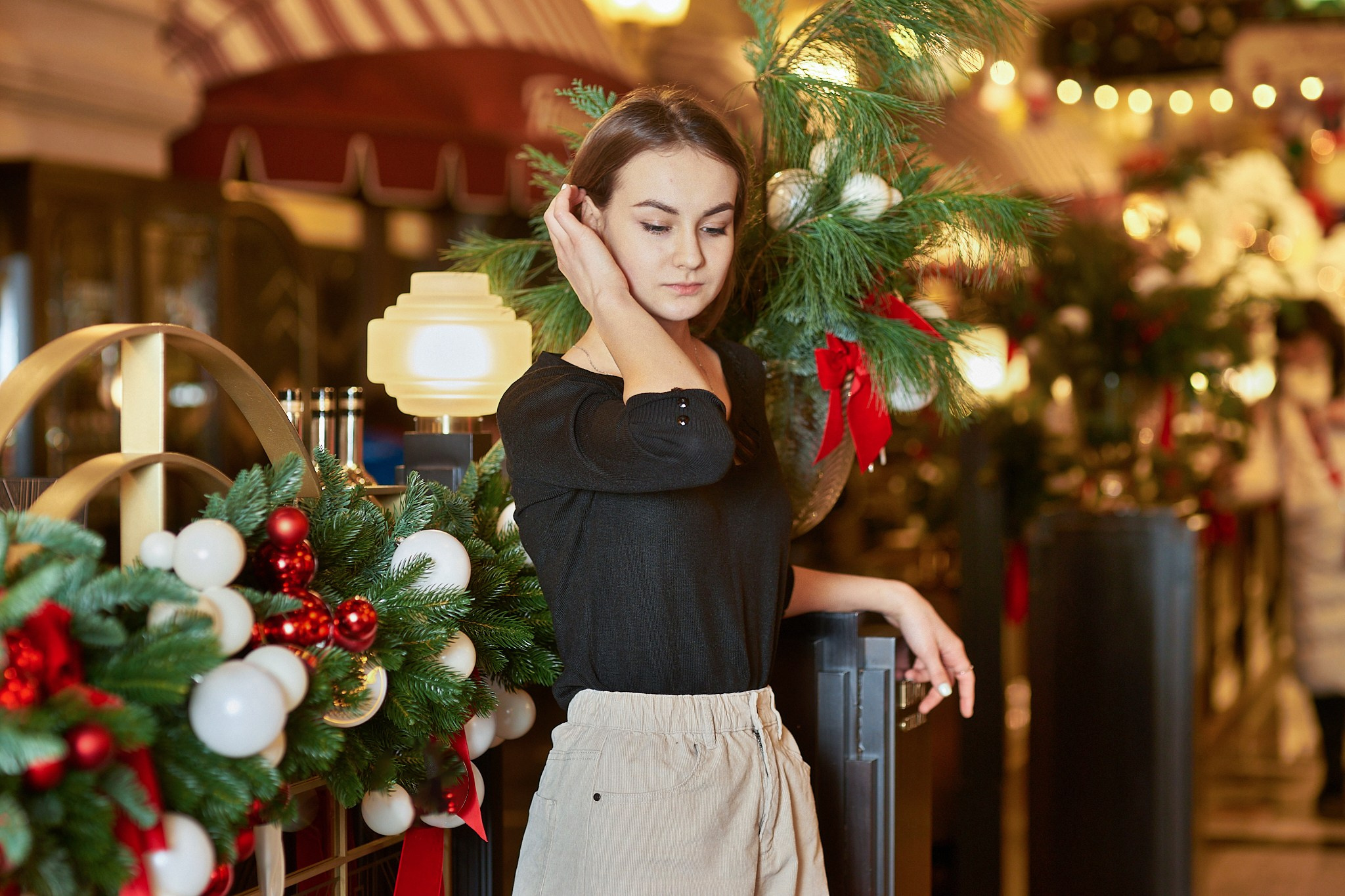 Портретная фотография в ГУМе, Москва