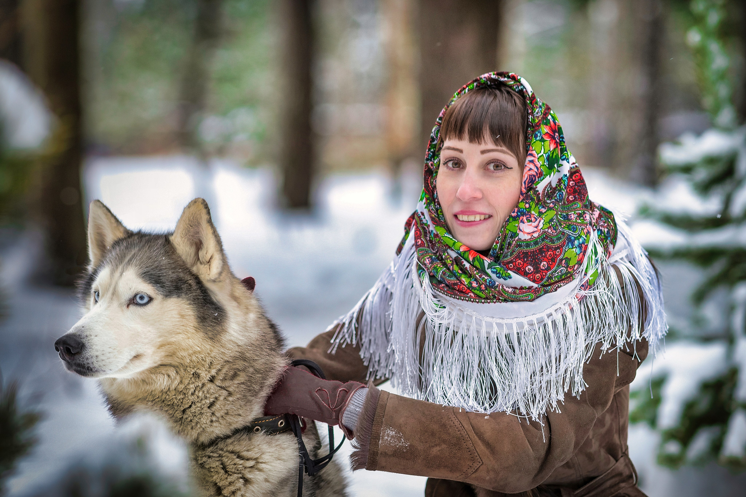 Семейная фотосессия зимой. Фотограф Владимир Артамонов