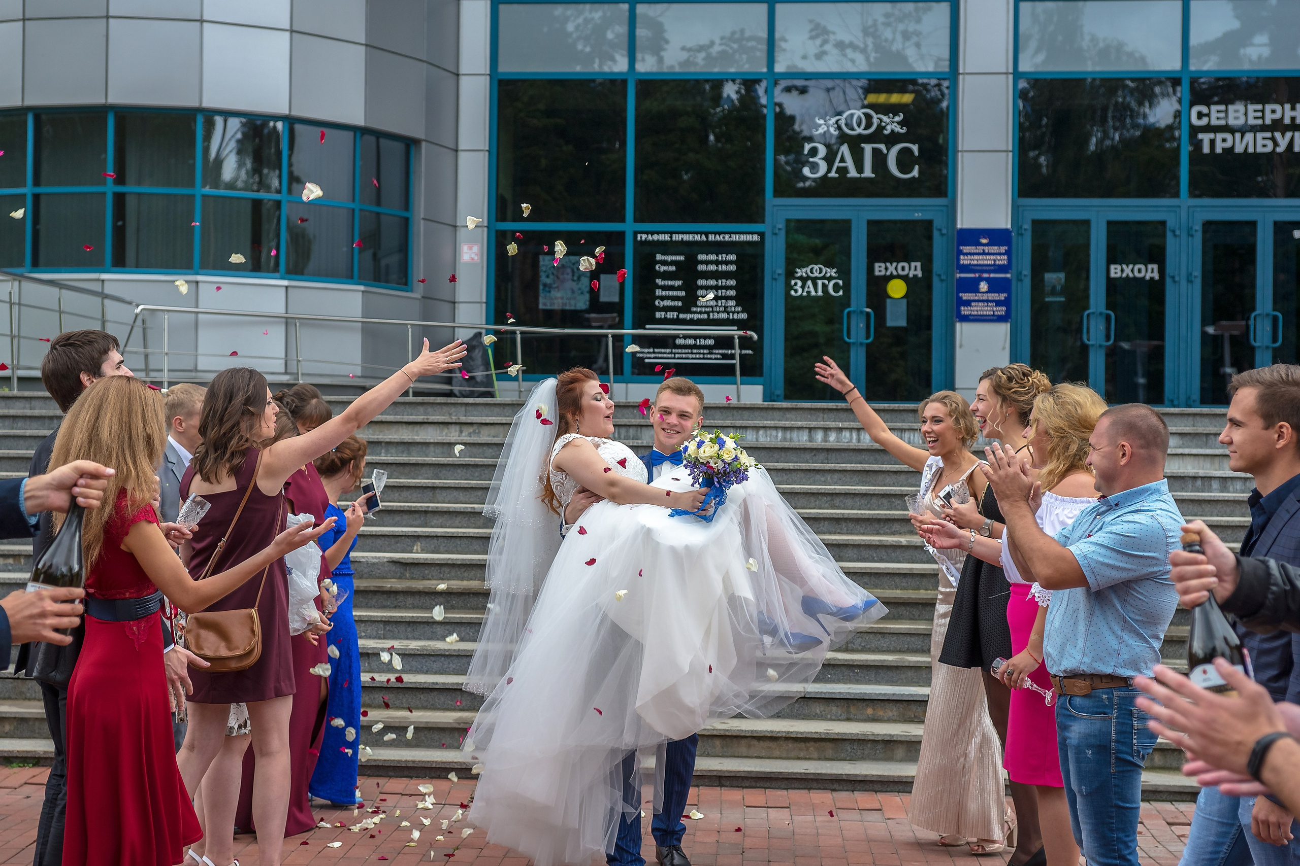 Свадьба в синем настроении. Фотограф Владимир Артамонов