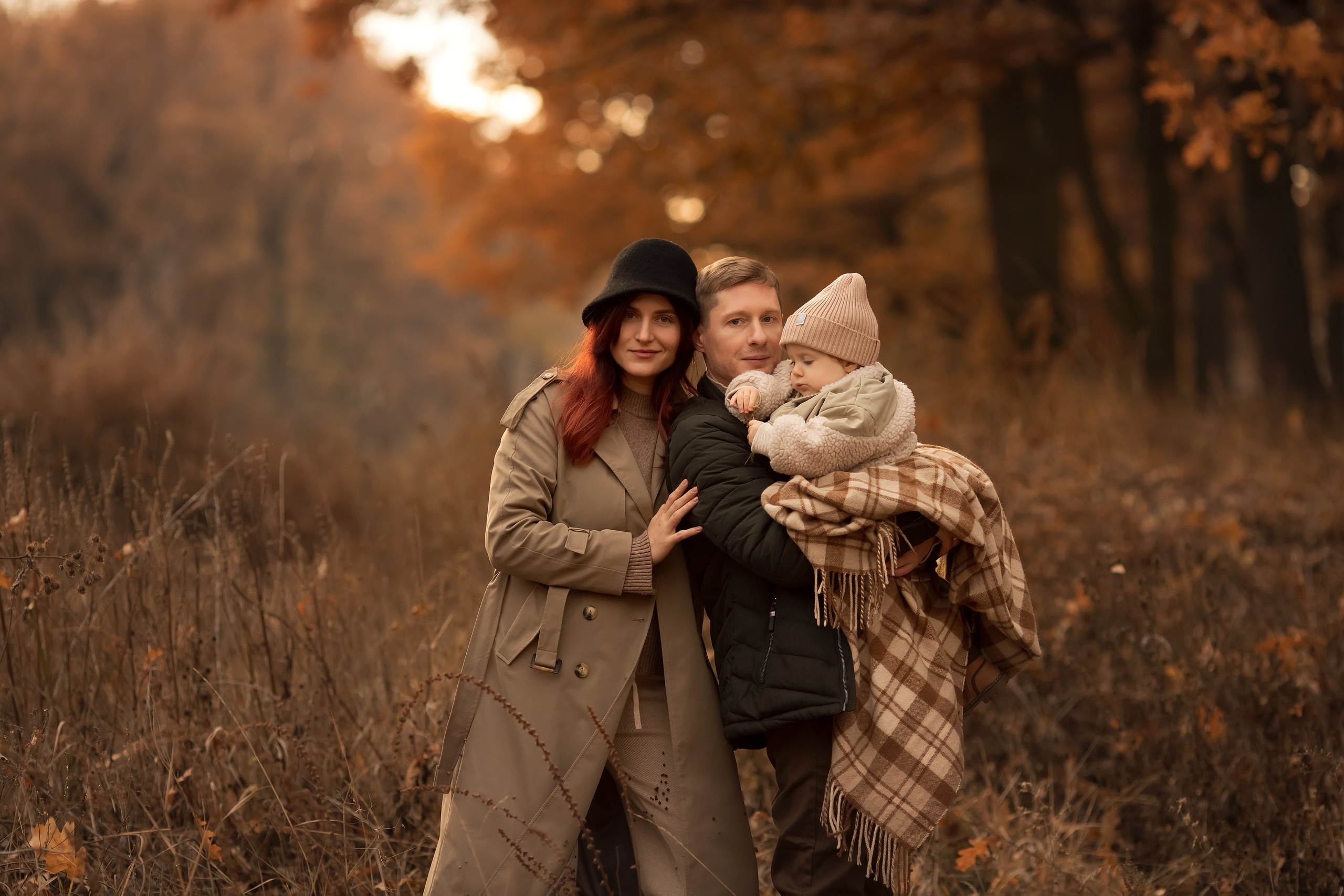 Осень в лесу. Семейный и детский фотограф в Саратове Полина Коткина