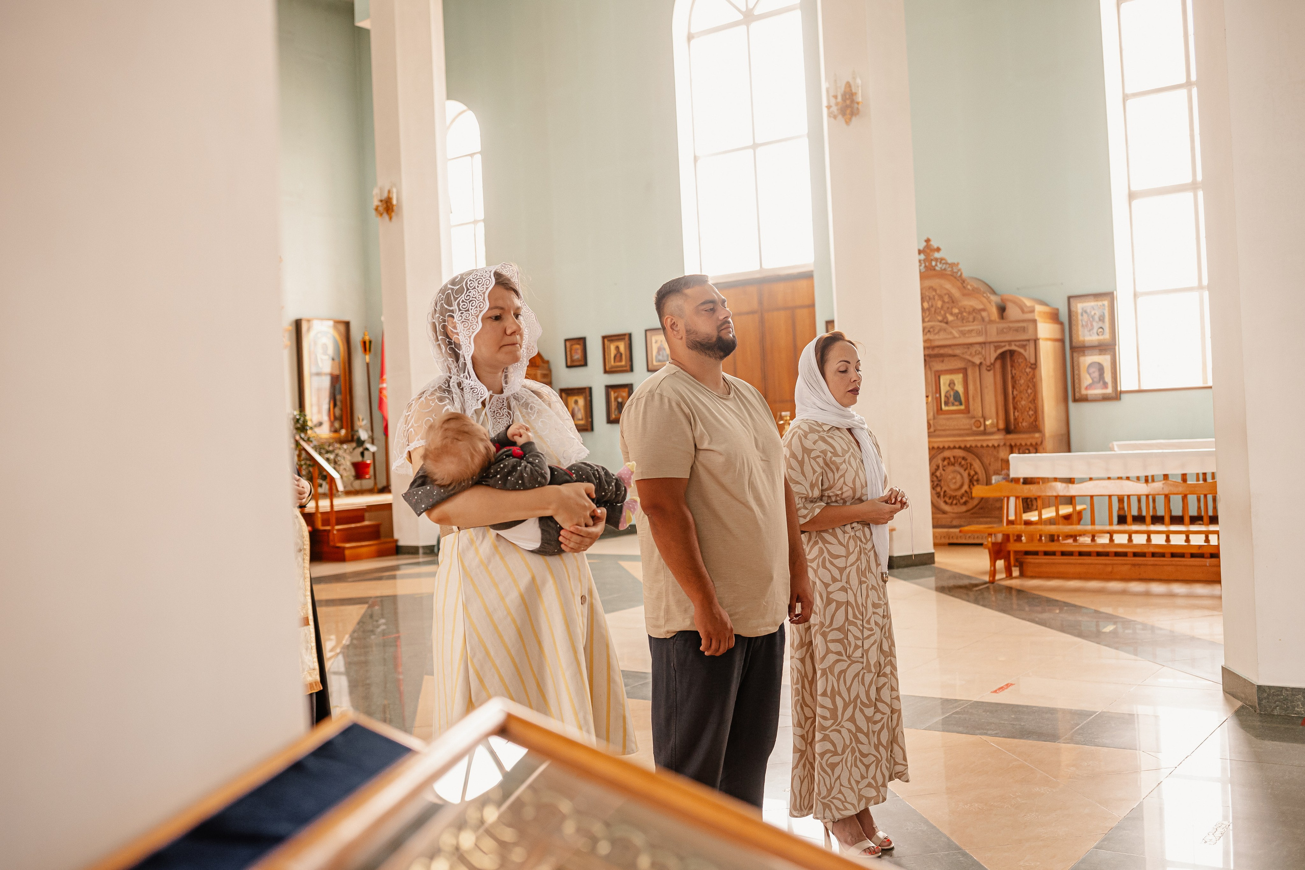 Крещение в Кропоткине. Свадебный фотограф Кропоткин Краснодар
