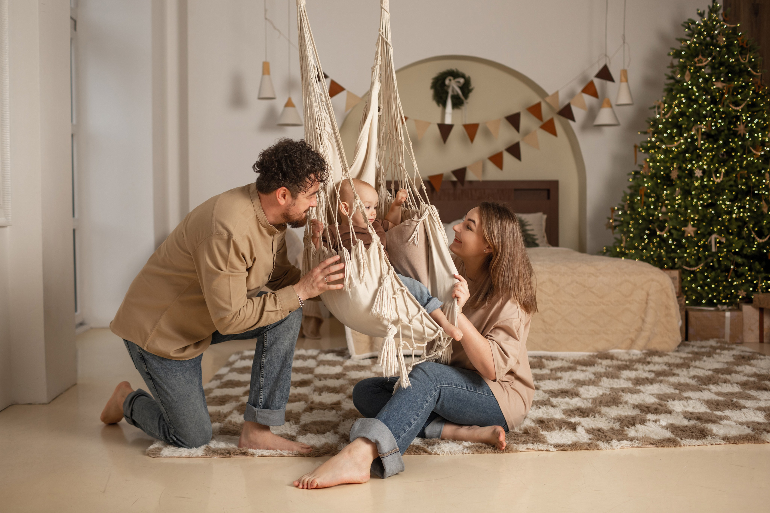 Семейная новогодняя фотосессия. Свадебный фотограф Кирилл Белый