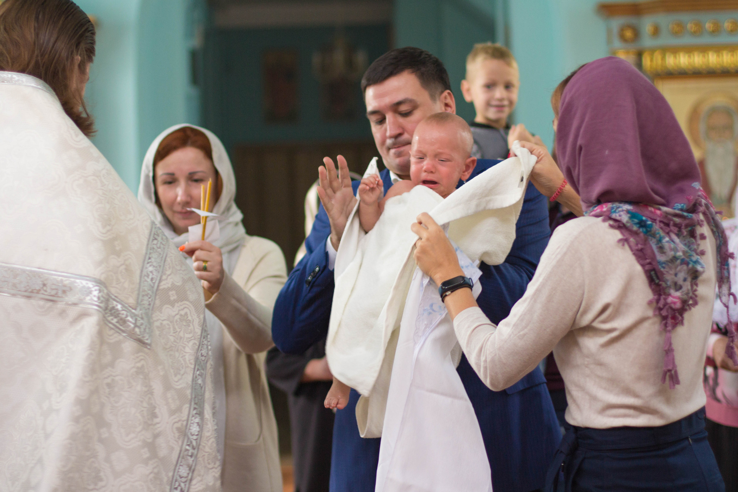 Таинство Крещения. Семейный, детский, свадебный фотограф в Москве, Люберцах