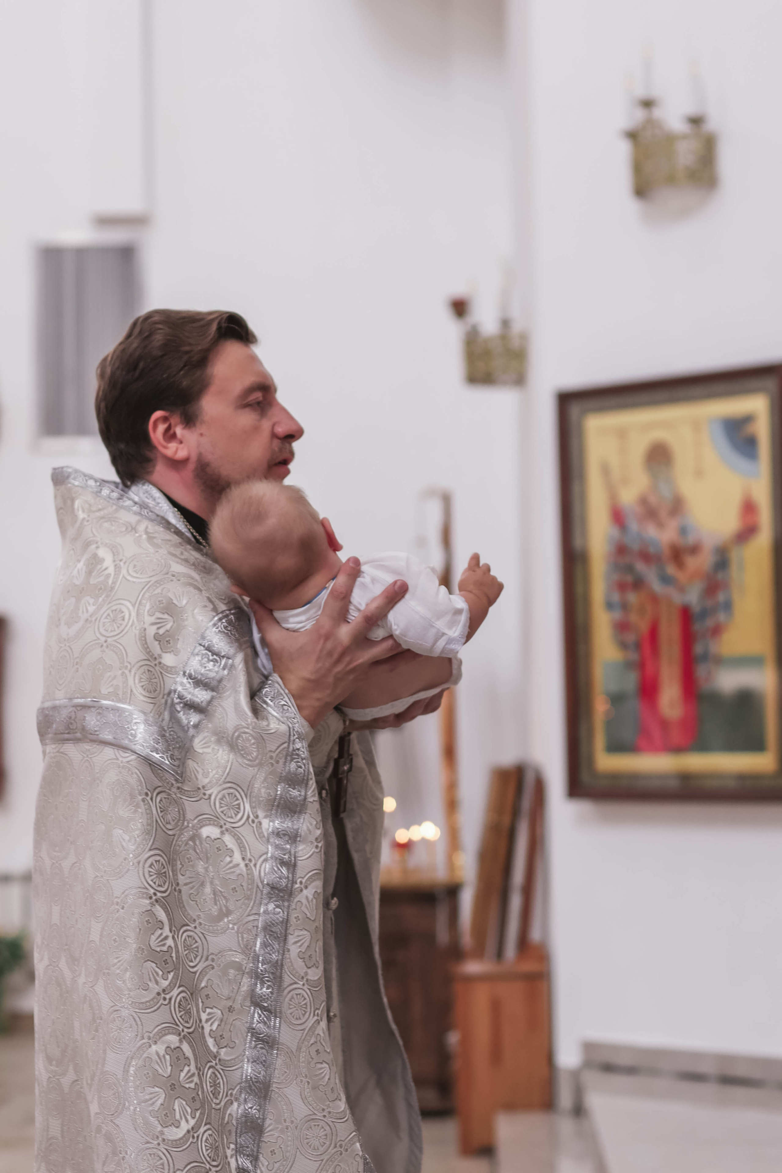 Таинство Крещения. Семейный, детский, свадебный фотограф в Москве, Люберцах