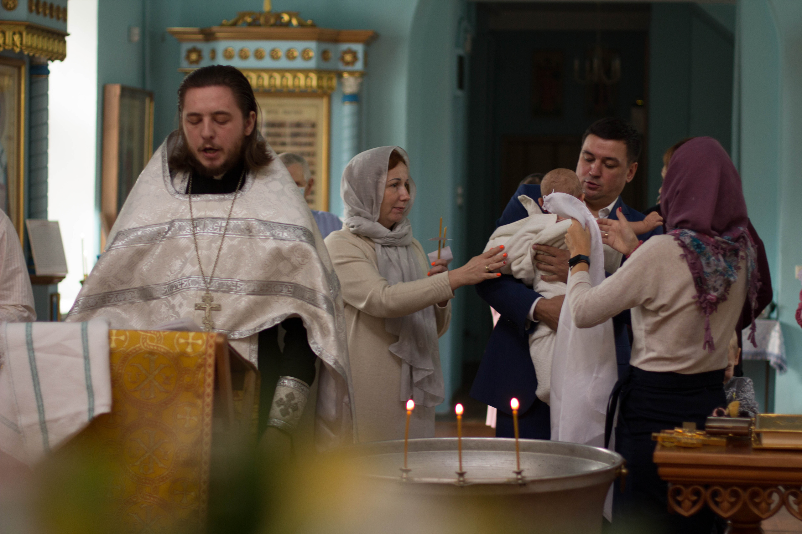 Таинство Крещения. Семейный, детский, свадебный фотограф в Москве, Люберцах