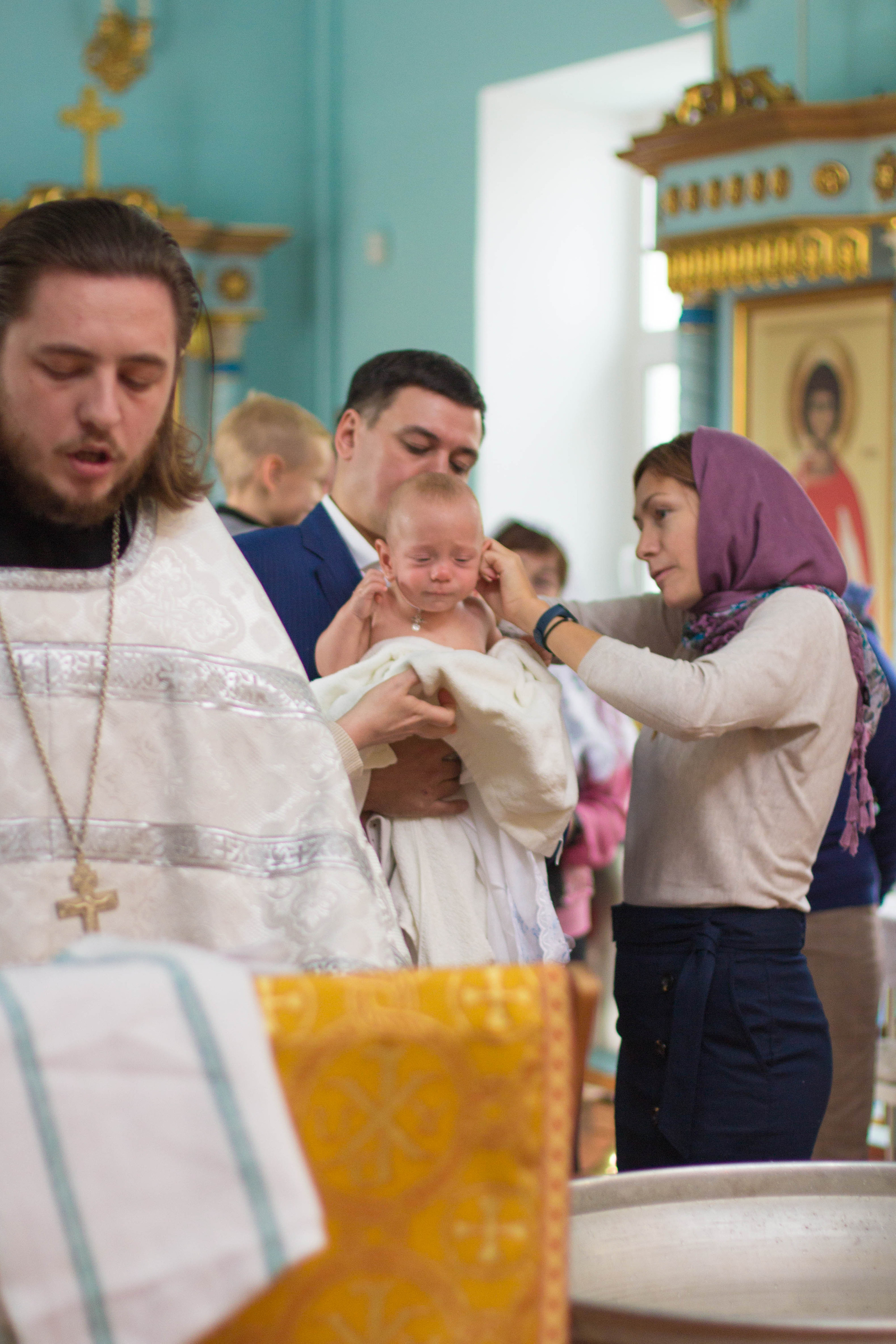 Таинство Крещения. Семейный, детский, свадебный фотограф в Москве, Люберцах