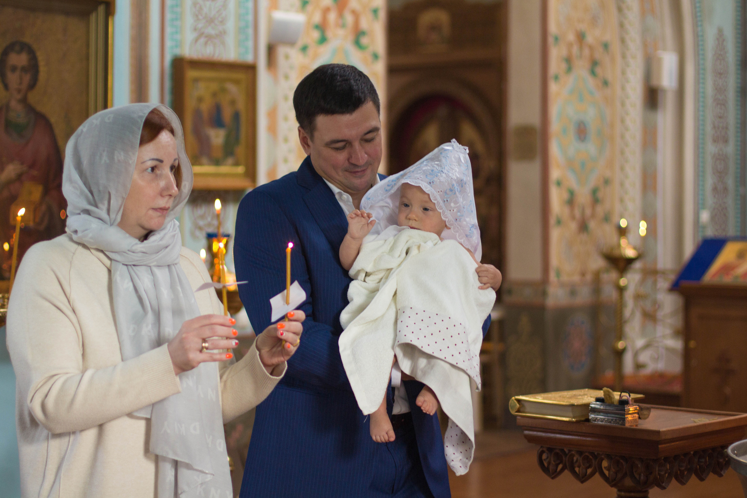Таинство Крещения. Семейный, детский, свадебный фотограф в Москве, Люберцах