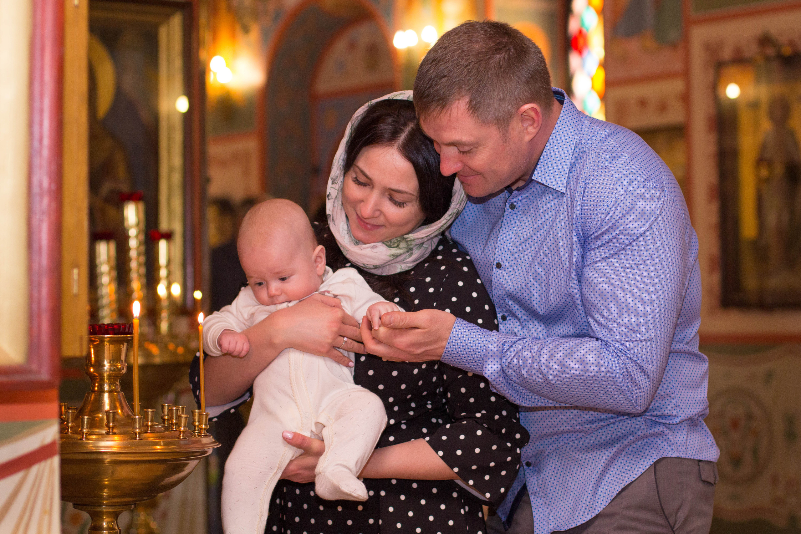 Таинство Крещения. Семейный, детский, свадебный фотограф в Москве, Люберцах
