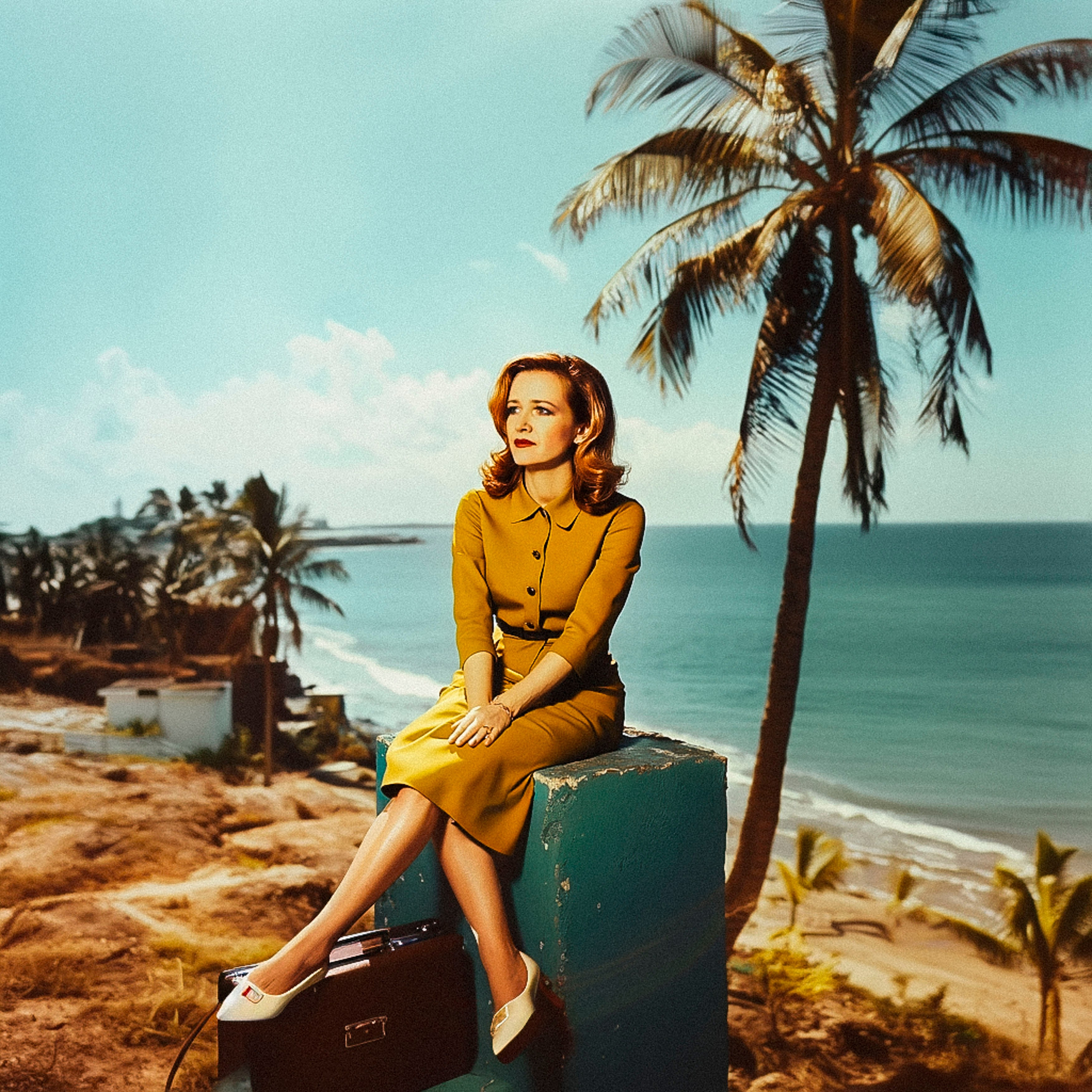 Нейрофотосессия для Екатерины. Девушка и пальмы. ФотоХудожник Харитонова Ирина г. Санкт-Петербург