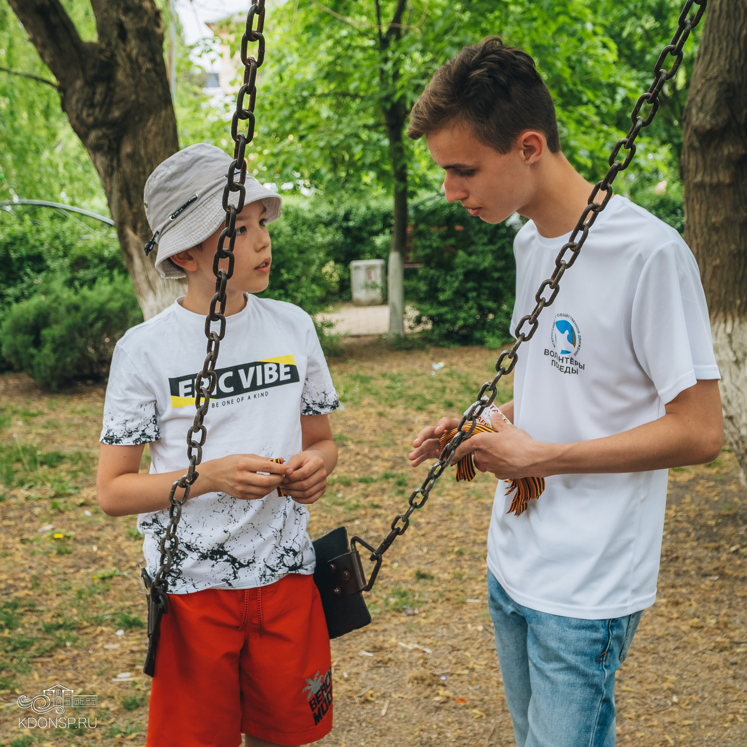 «Георгиевская ленточка — символ Победы». Новотитаровский Дом культуры