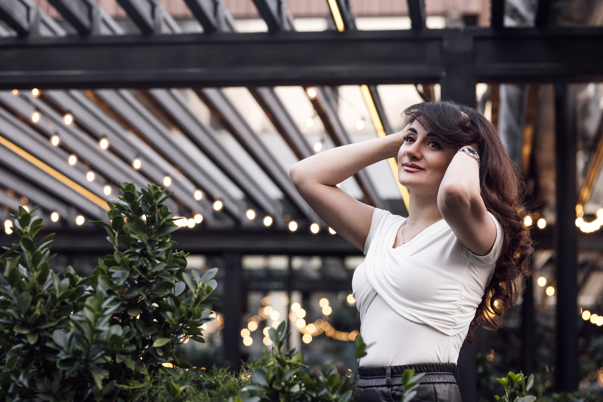 Мама и дочь, осенняя городская прогулка. Фотохудожник Наталия Кирсанова