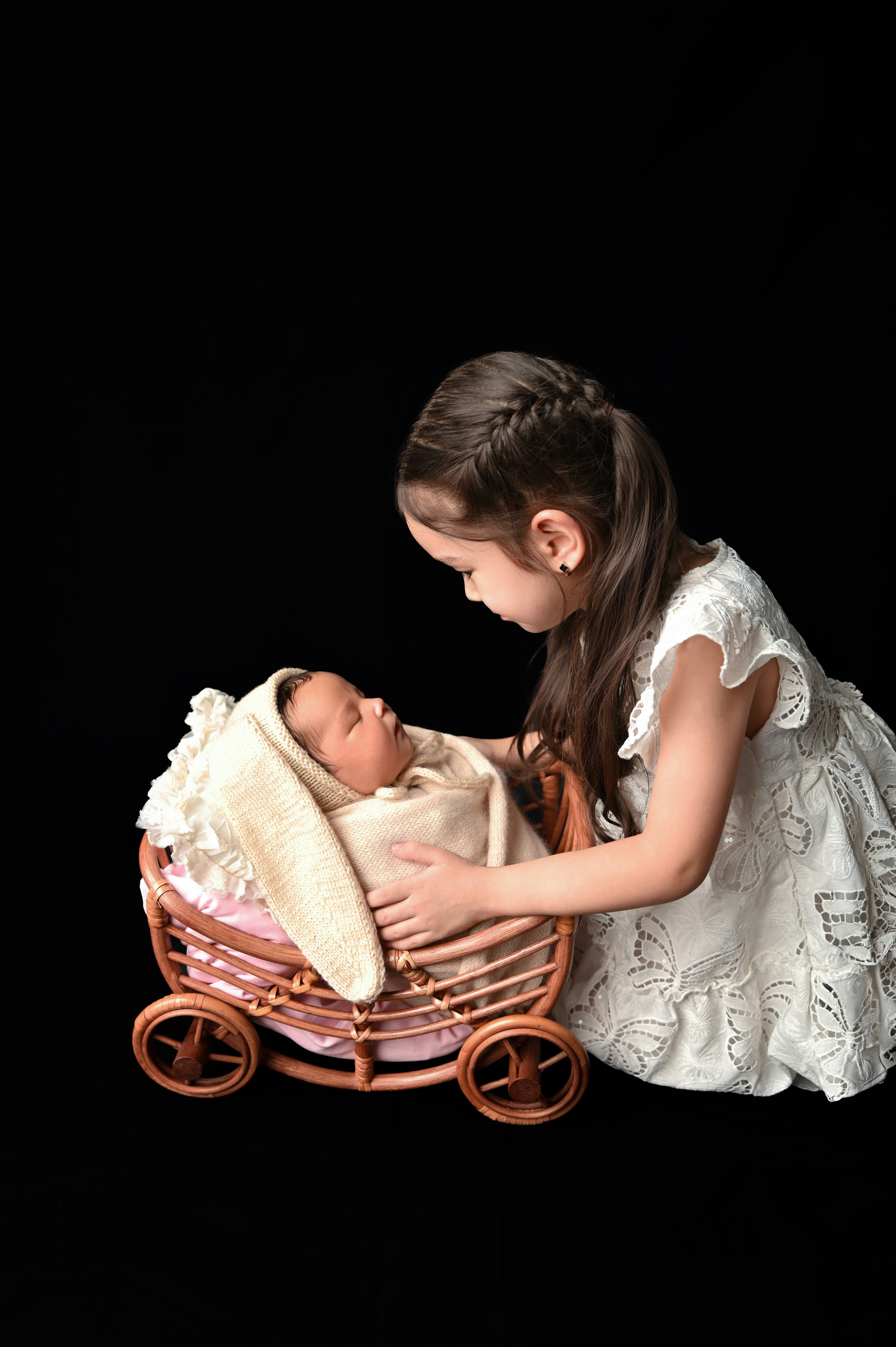 Альбина ньюборн 9 дней. Фотограф Новорожденных и семейный Элла Огай г. Сатпаев