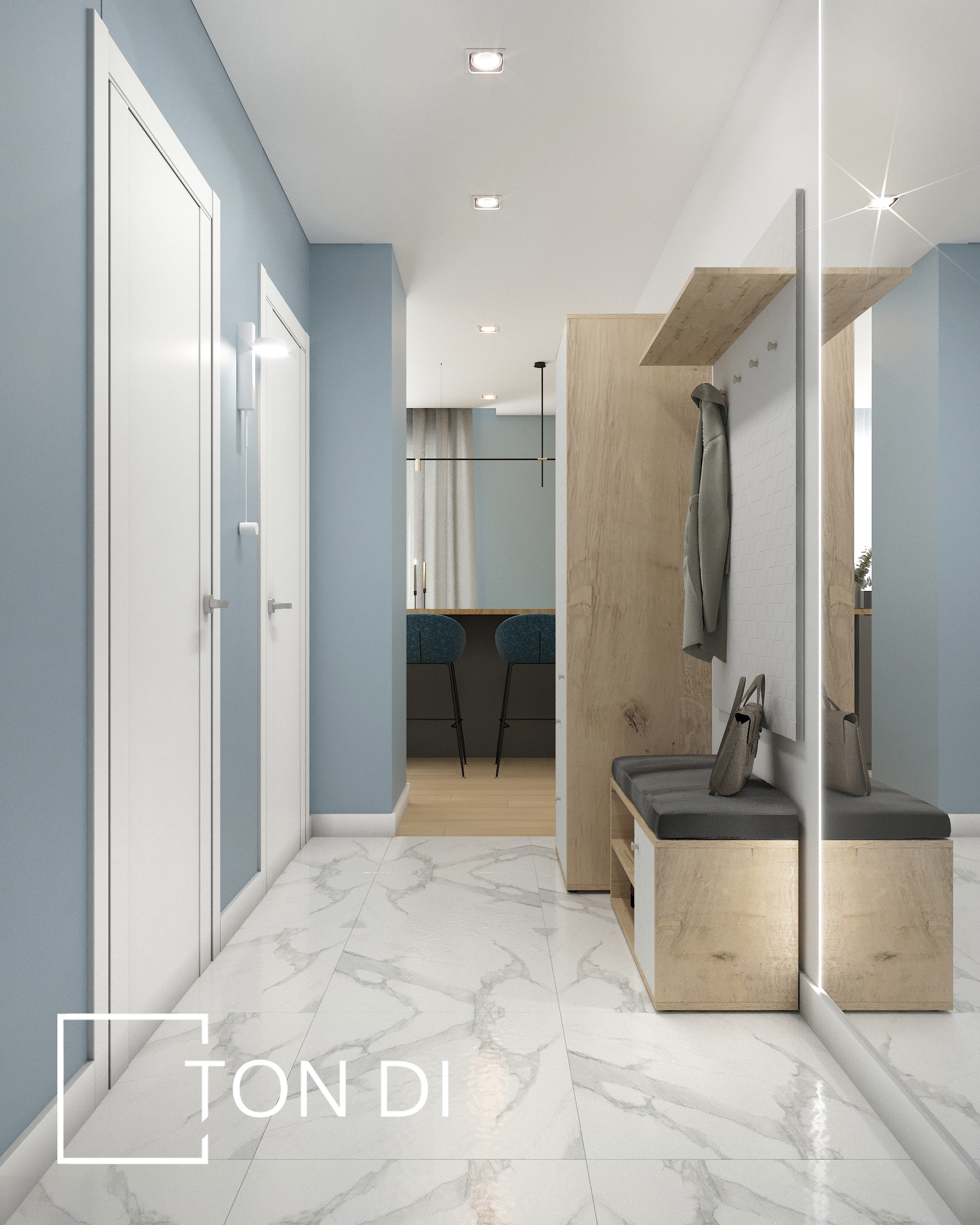 Дизайн-проект квартиры ЖК Лесснер. Дизайнер интерьера квартир и частных домов