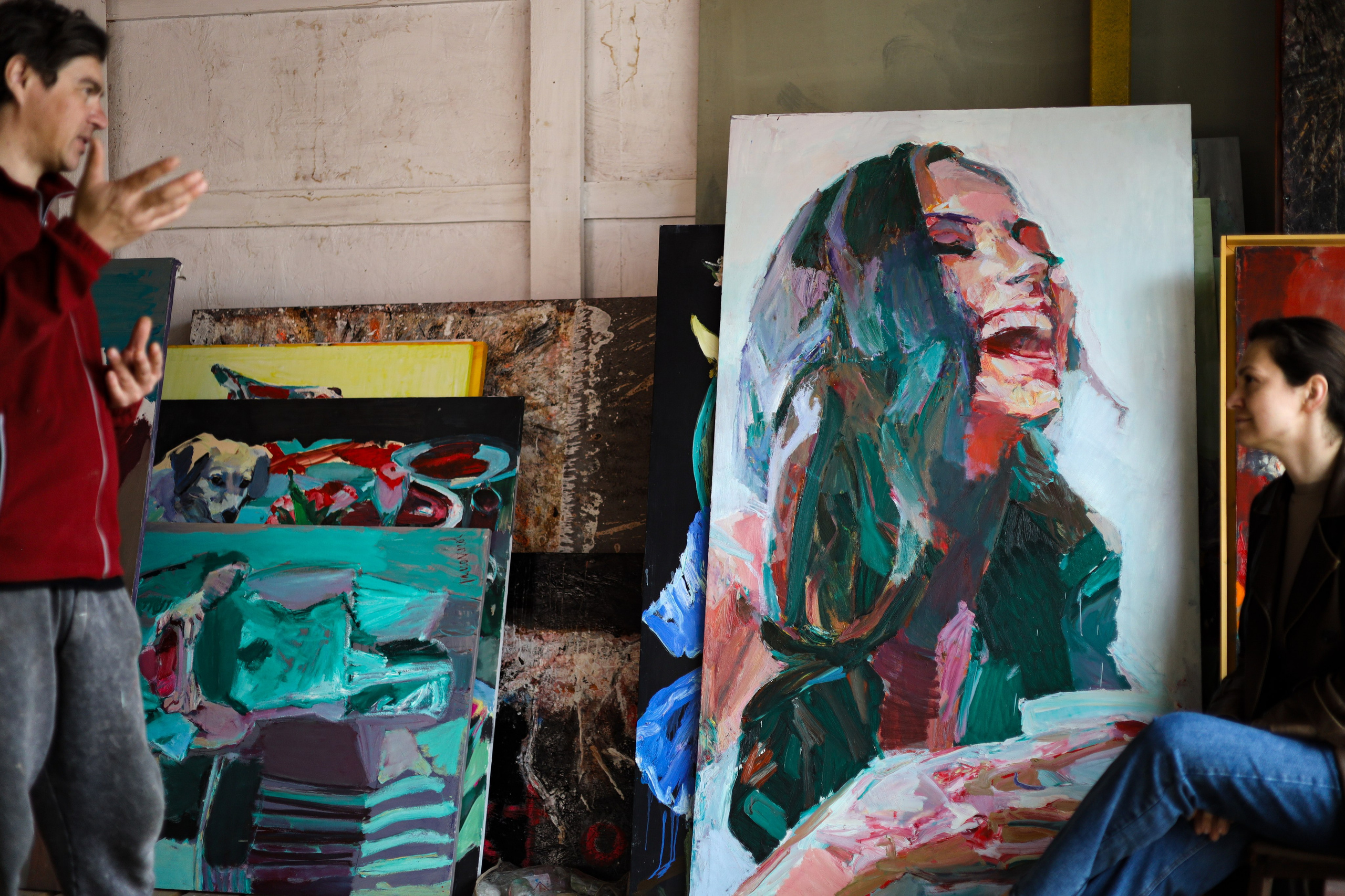 Художники Ренат Рамазанов и Александра Сырбу. Дженбаз Павел — фотограф в Ялте