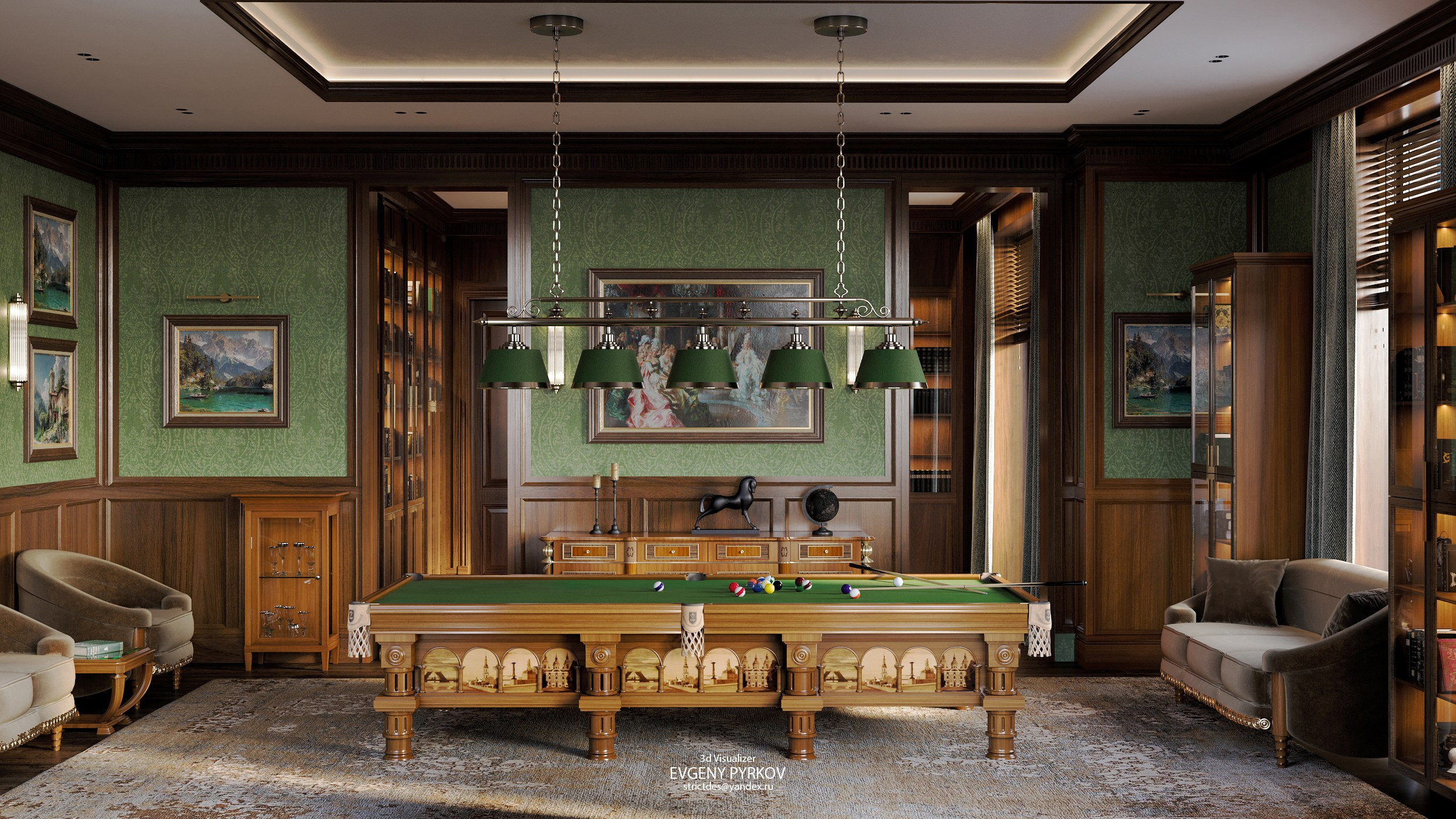 Галерея. Евгений Пырков — 3d визуализатор интерьеров и экстерьеров России