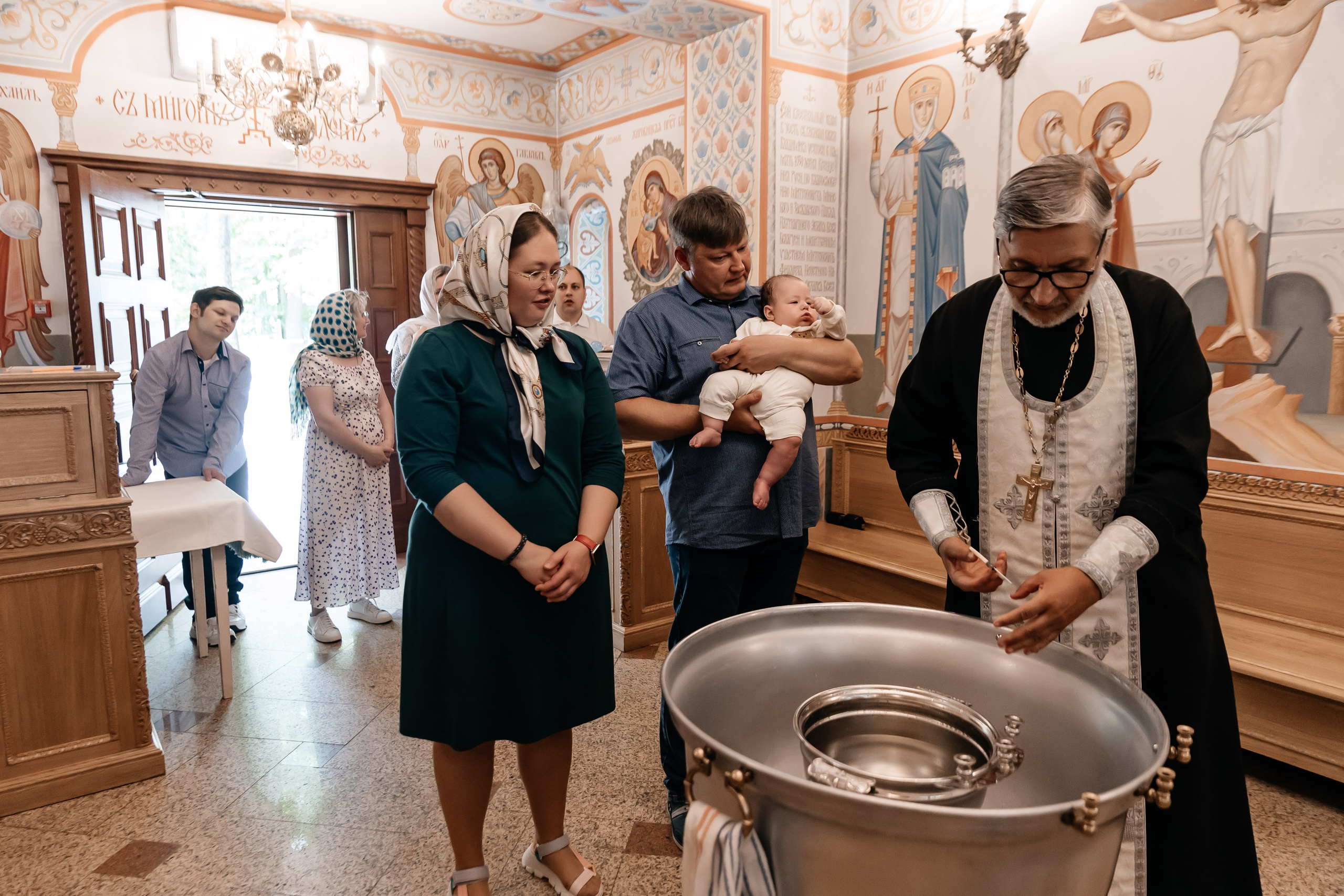 Крещение Максима. Семейный фотограф Минск Усова Ольга