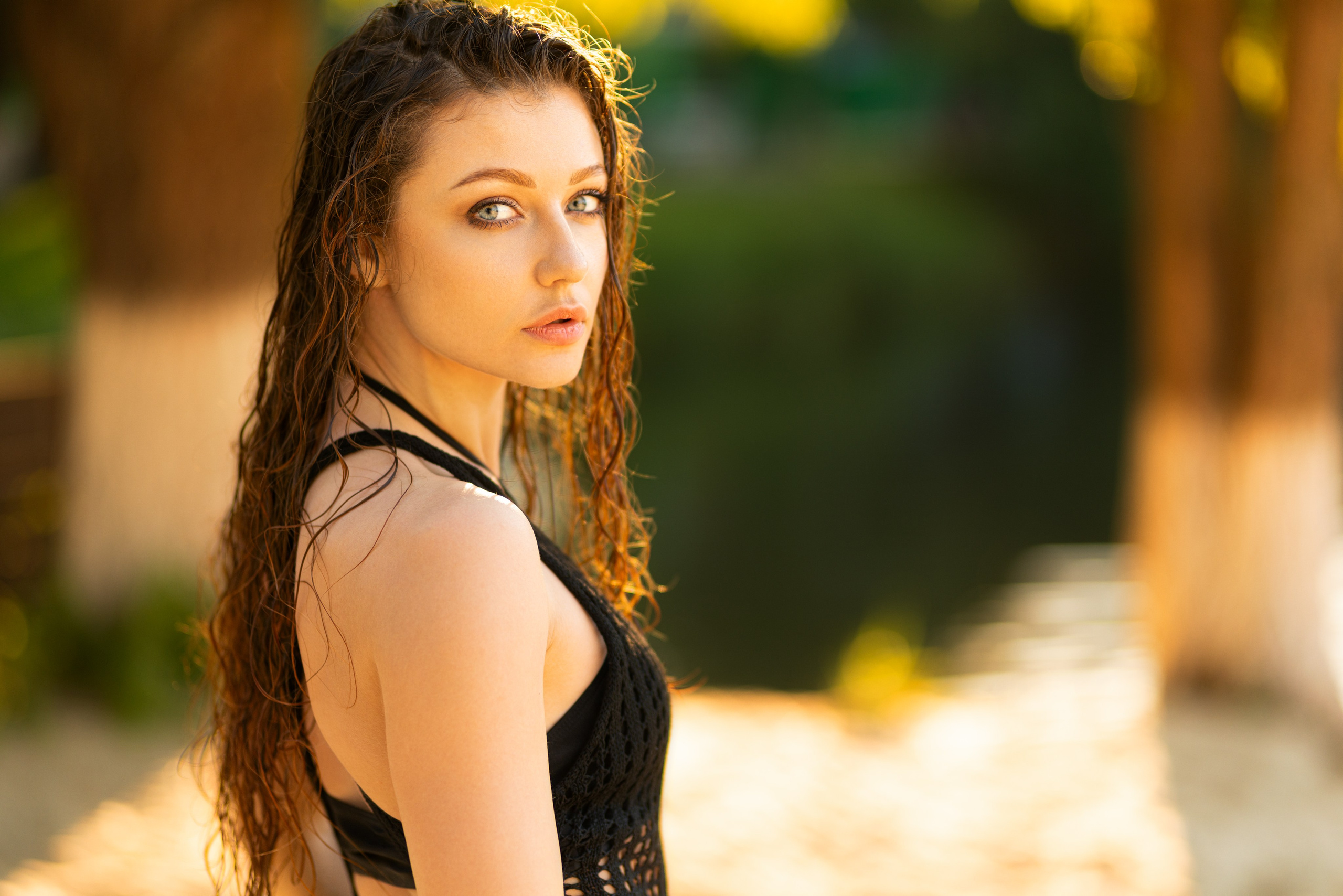 Съемка с Дианой у водоема на базе отдыха в формате для «себя». Дмитрий Шульгин, портретный фотограф в Воронеже