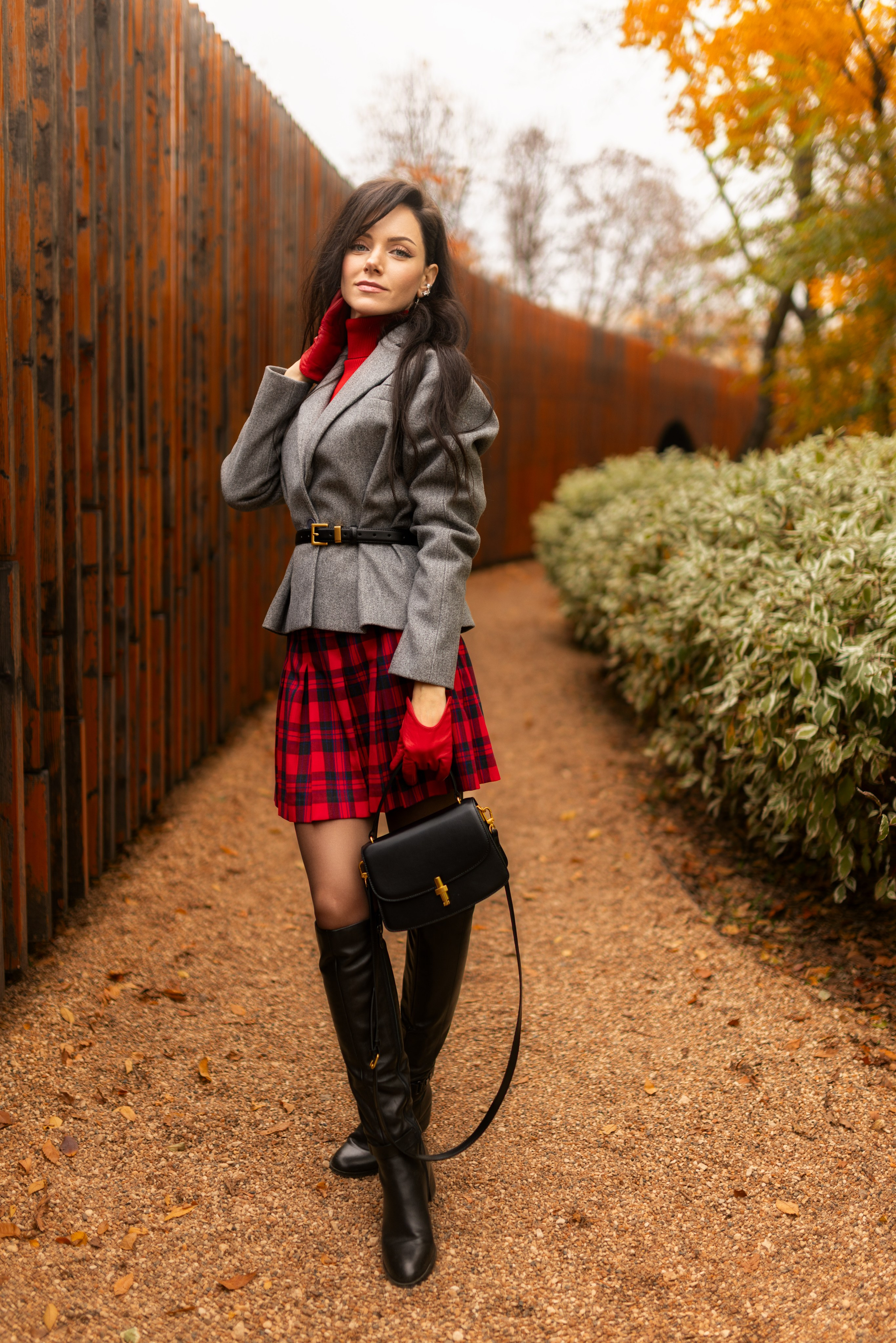 Фотосет с Екатериной в парке на осеннюю тему для «себя»