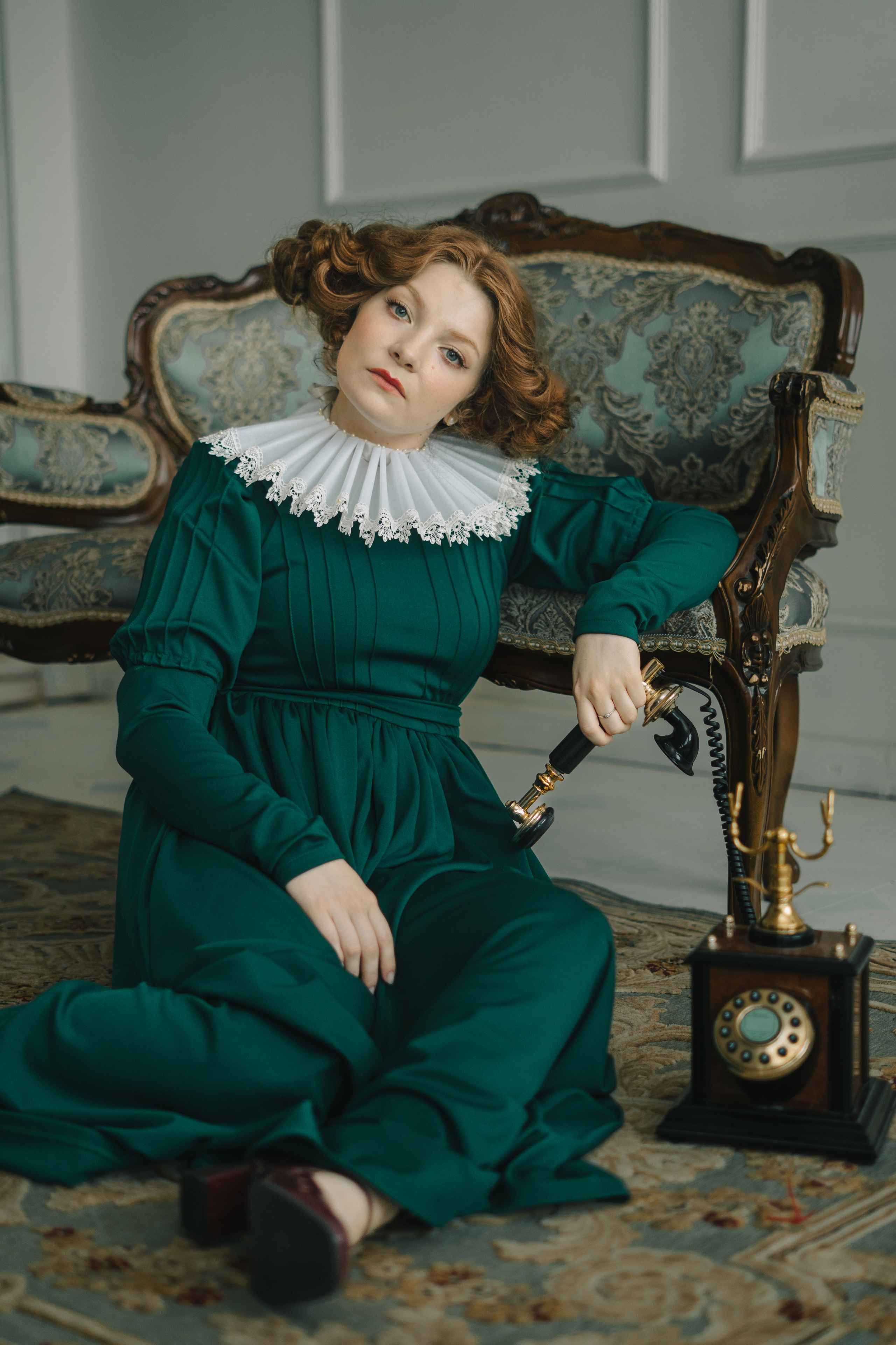 Портрет девушки XIX века. Фотограф Мария N Екатеринбург