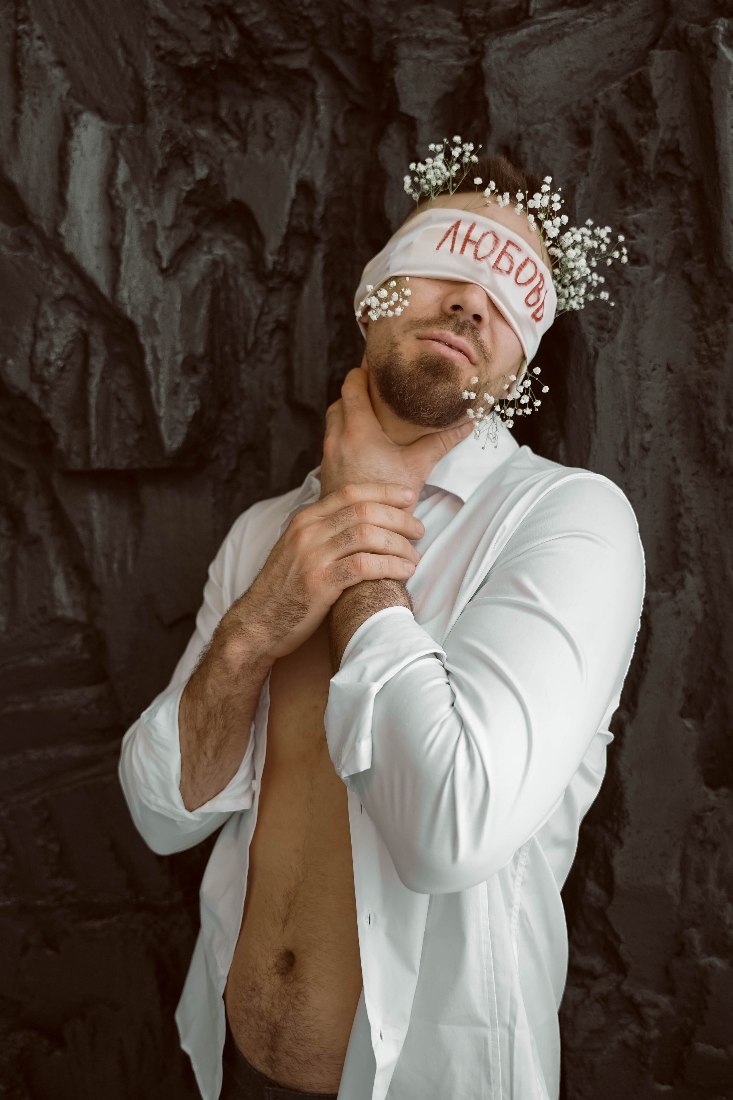 Творческая съемка для мужчины