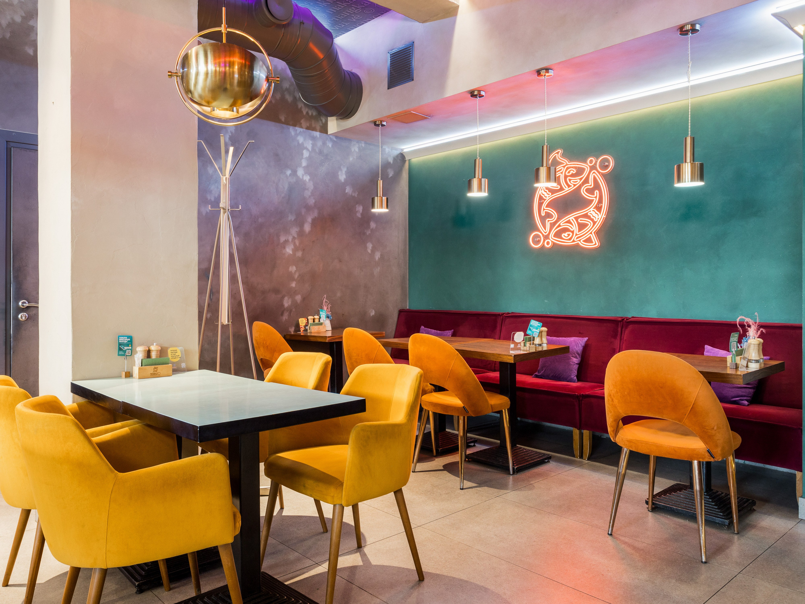 Ресторан NEMO. Интерьерный фотограф в Новосибирске