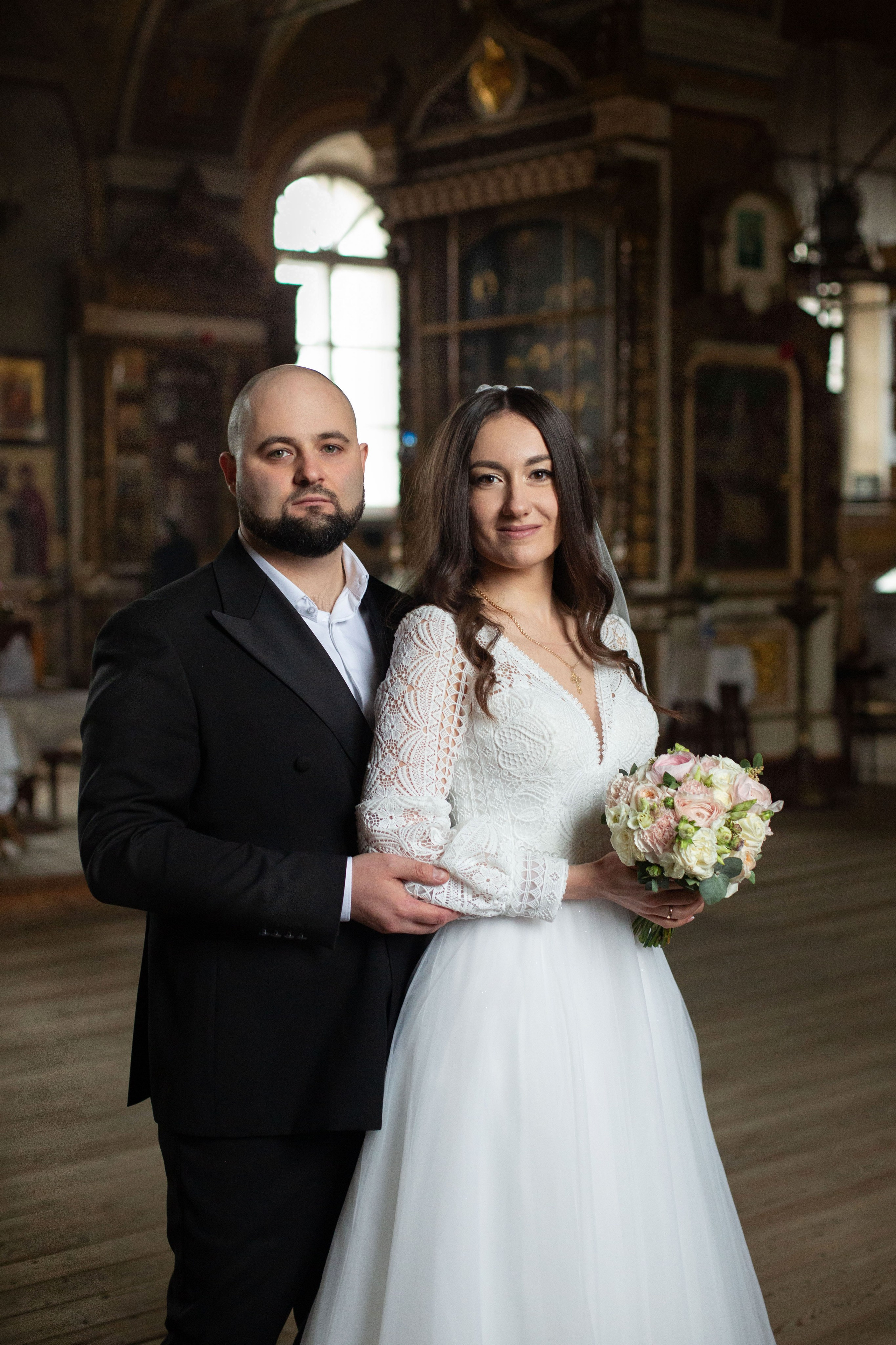 Венчание Дмитрий и Елена Воскресенский храм. Семейный и детский фотограф Анна Петракова