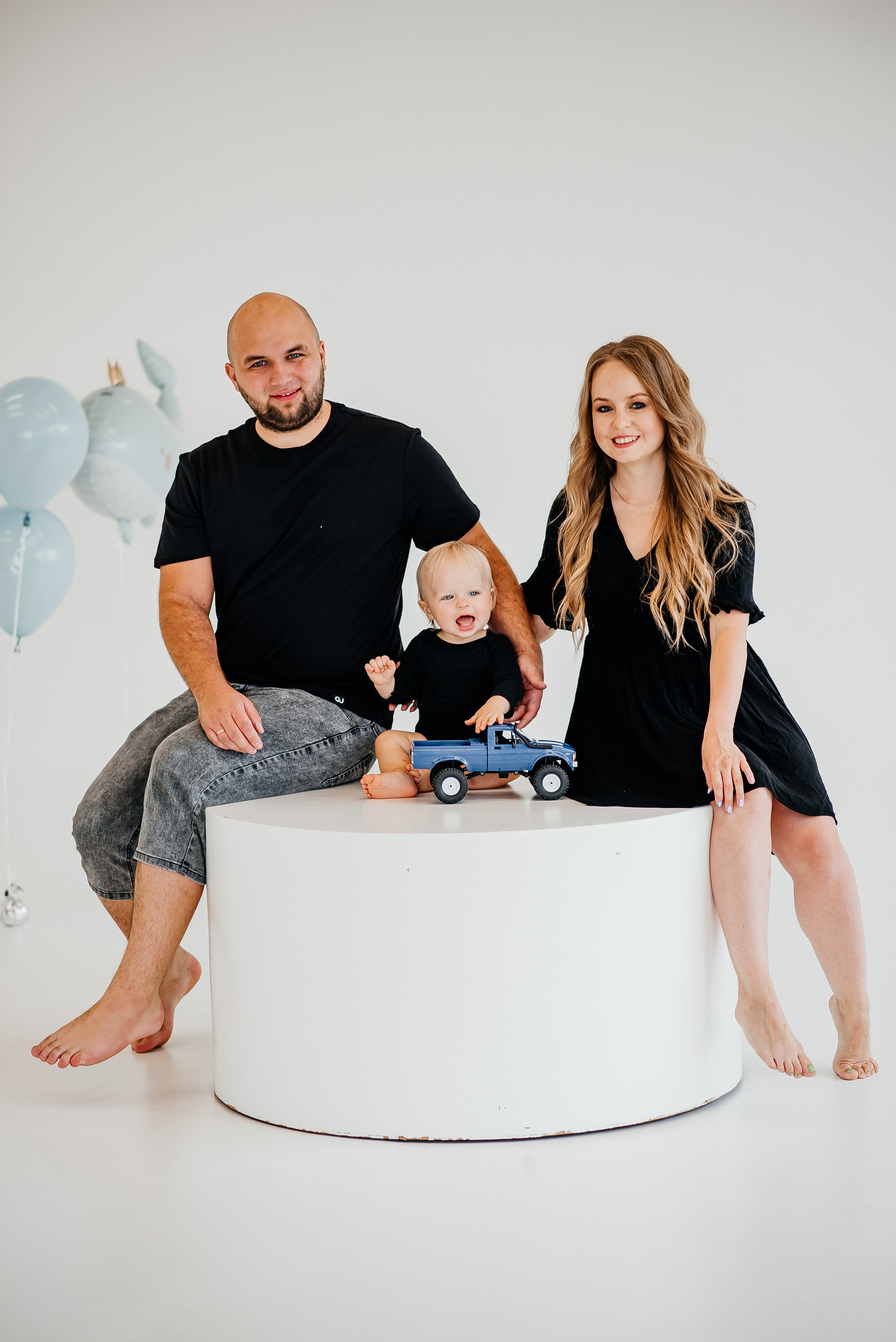 Семейная фотосессия на 1 годик