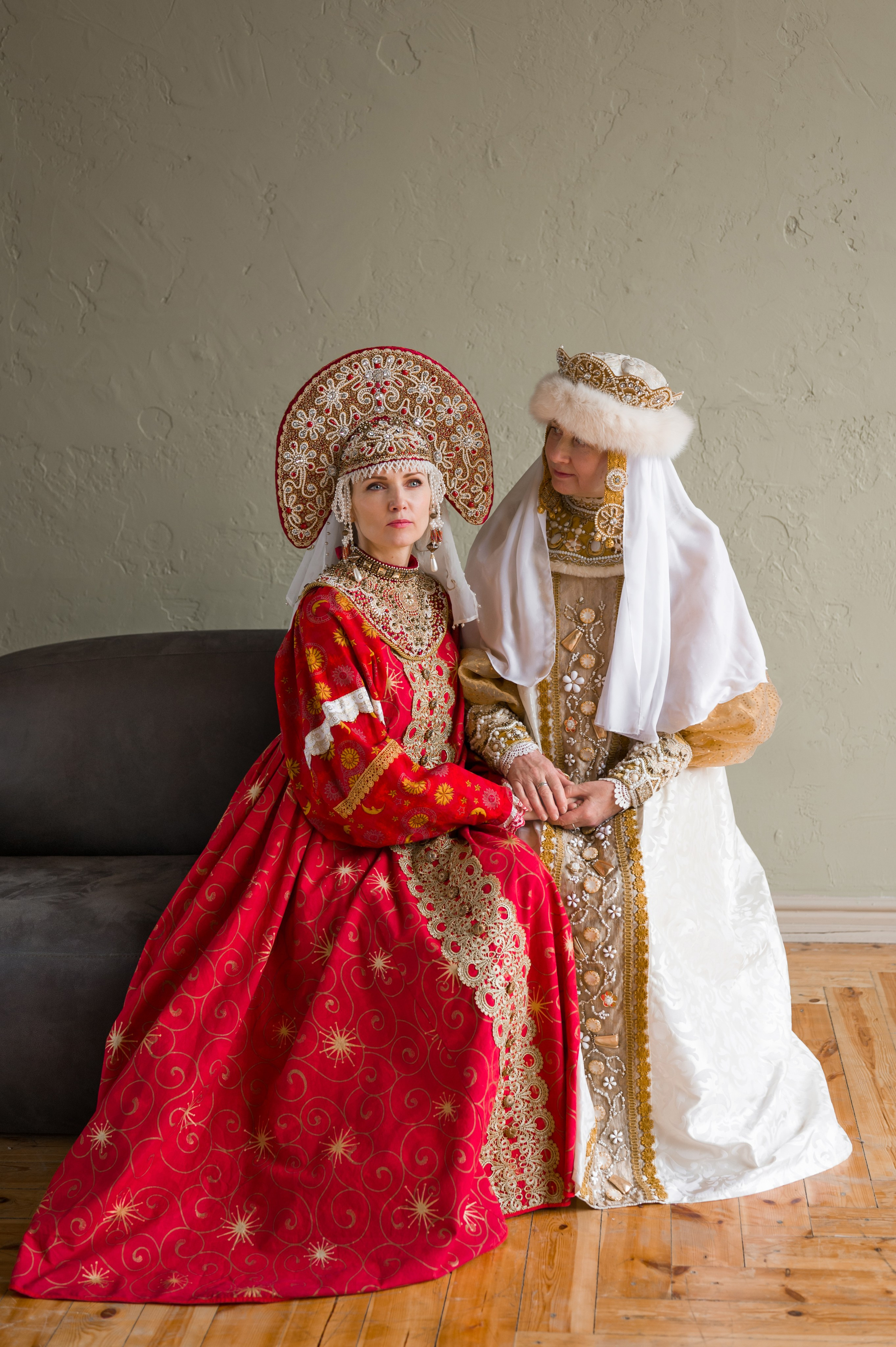 Фотосессия в русском народном костюме. Фотограф Юлия Кондратьева