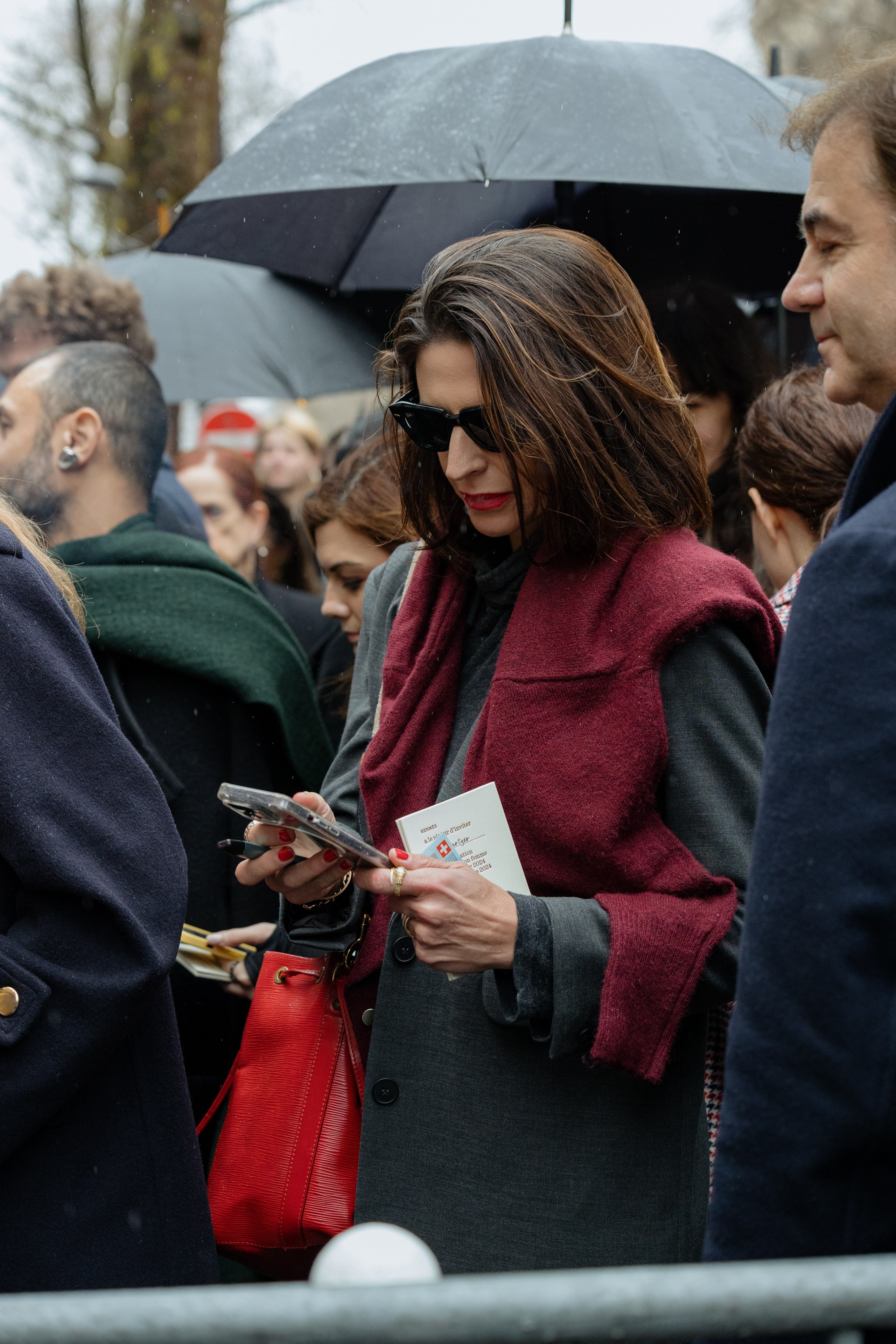 HERMES PFW WOMENSWEAR FALL-WINTER 24/25. Photographer in Milan Ivan Goncharov