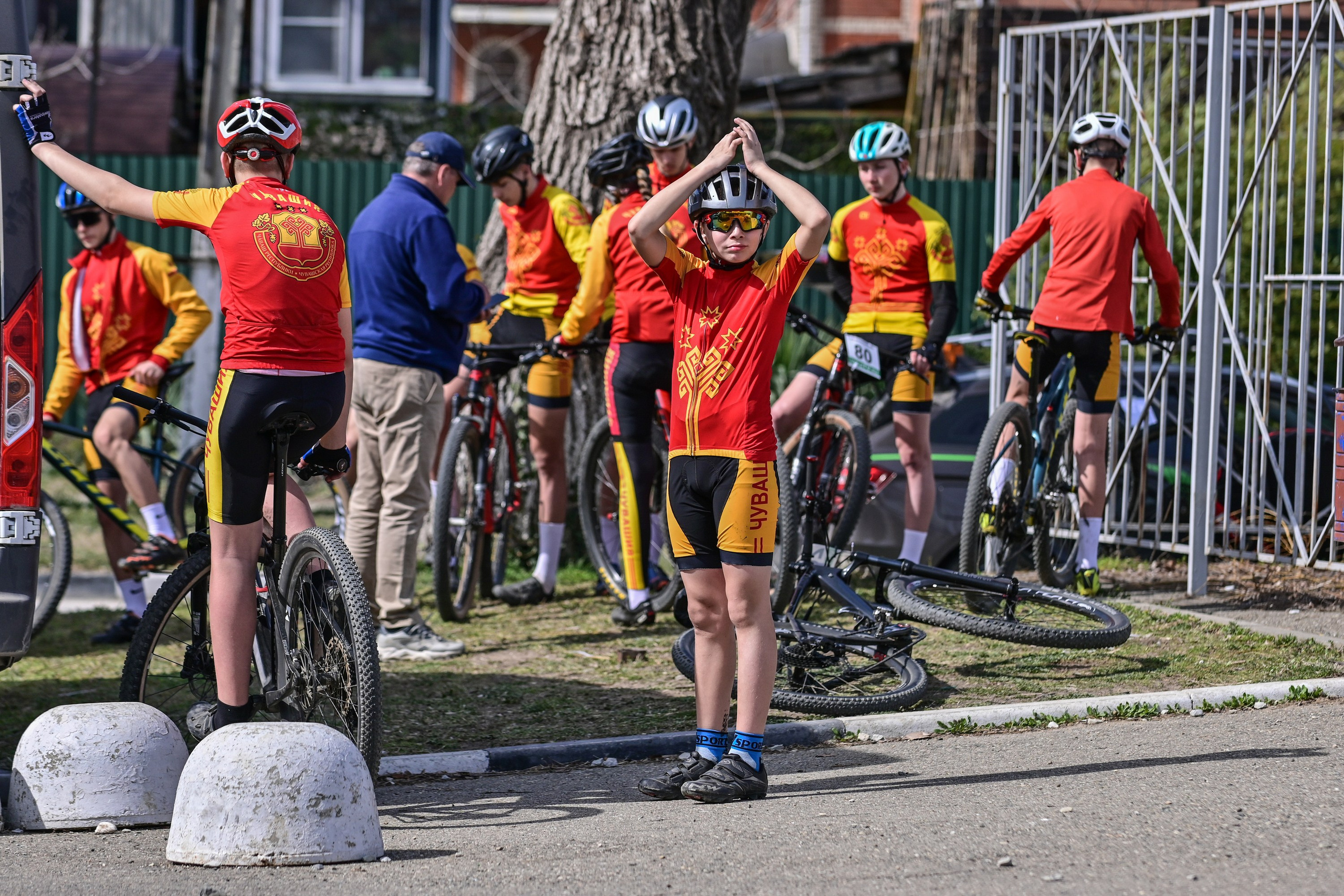 Маунтинбайк, кросс-кантри в Архипо-Осиповке 16 марта 2025. Спортивный фотограф, фотожурналист Павел Ларькин