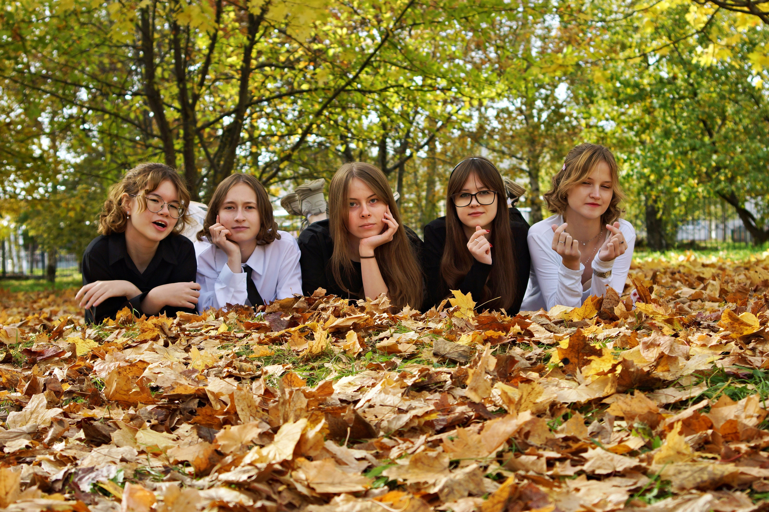 Осенняя фотосессия в школе г. Йошкар-Ола