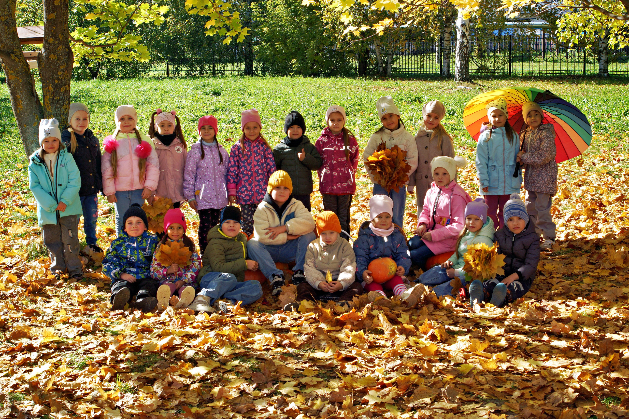 Осенняя фотосессия в детском саду г. Йошкар-Ола