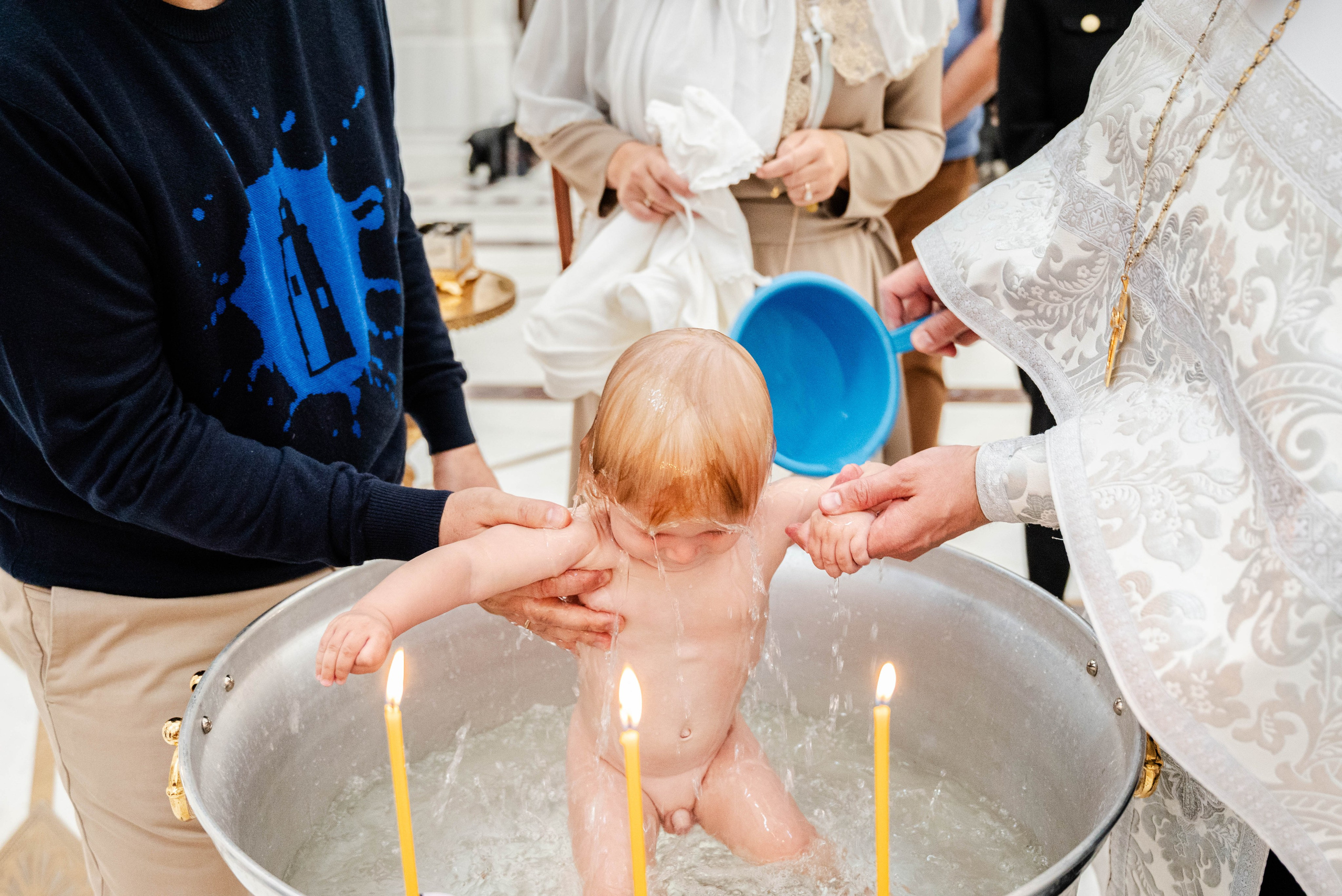 Крещение Олеся. Семейный и детский фотограф Москва