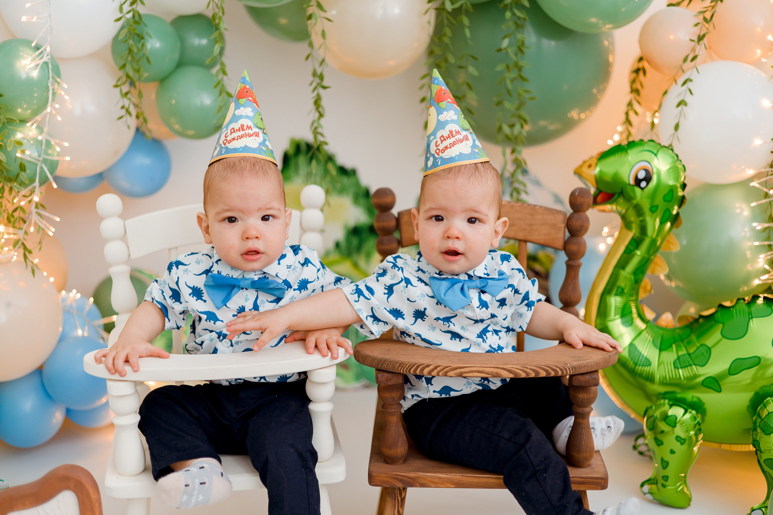 Федя и Лёва, 1 годик. Семейный и детский фотограф в Железногорске Саламахо Ольга