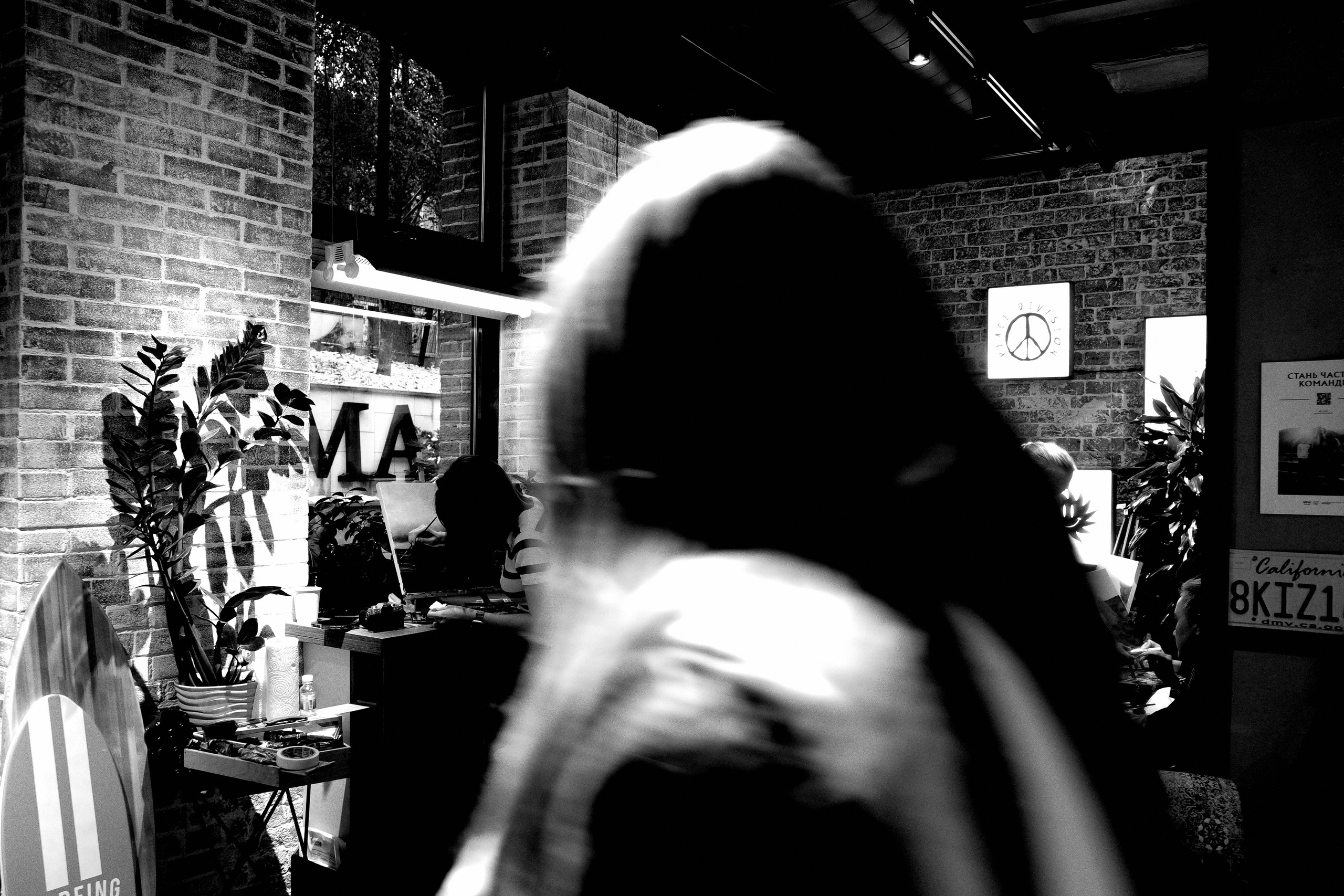 В кафе Surf Coffee на Курской